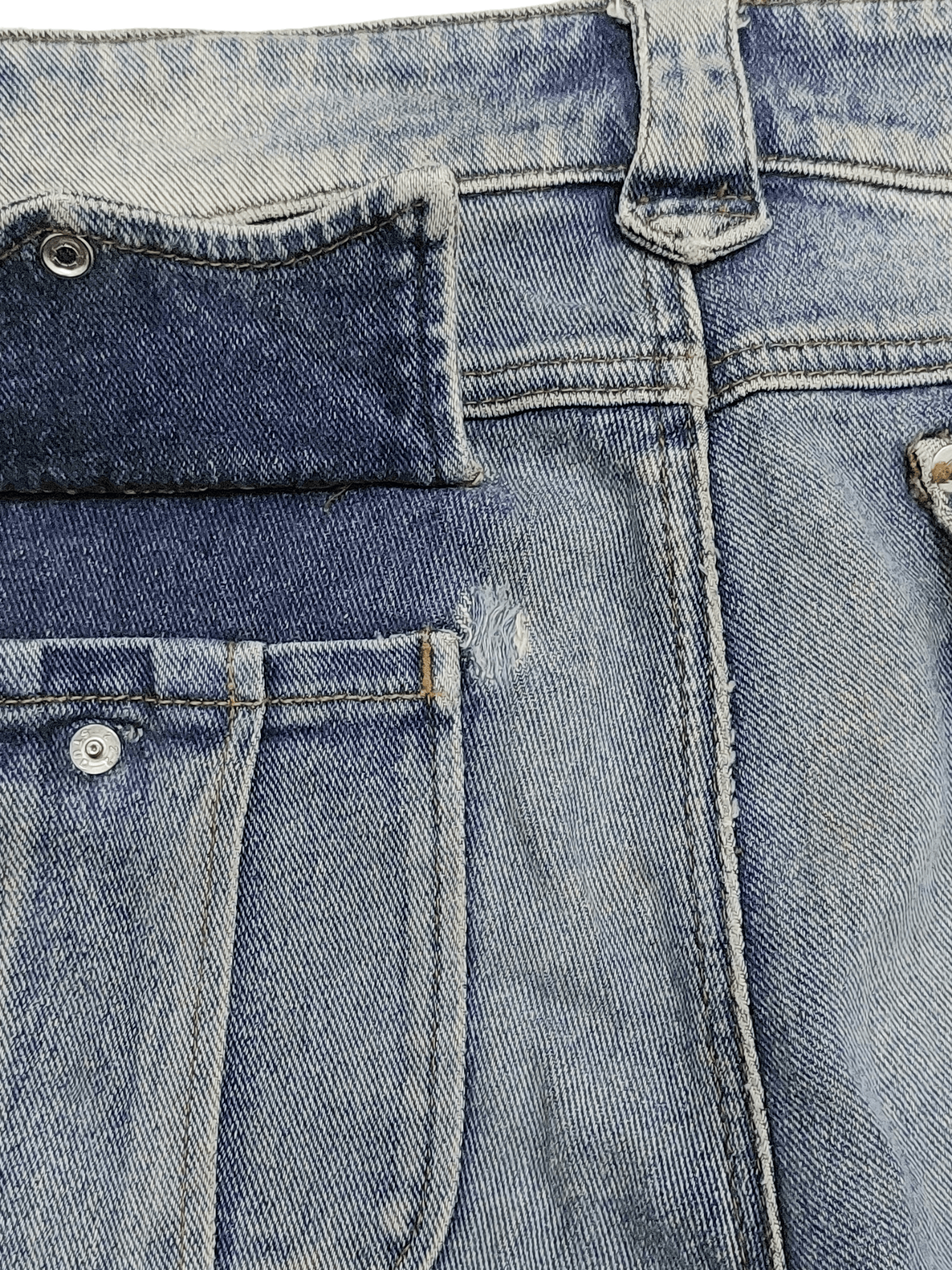 Designer × Japanese Brand Algonquins Wide Leg Zipper Low Rise Unisex PantsDenim Size US 30 / EU 46 - 16 Thumbnail