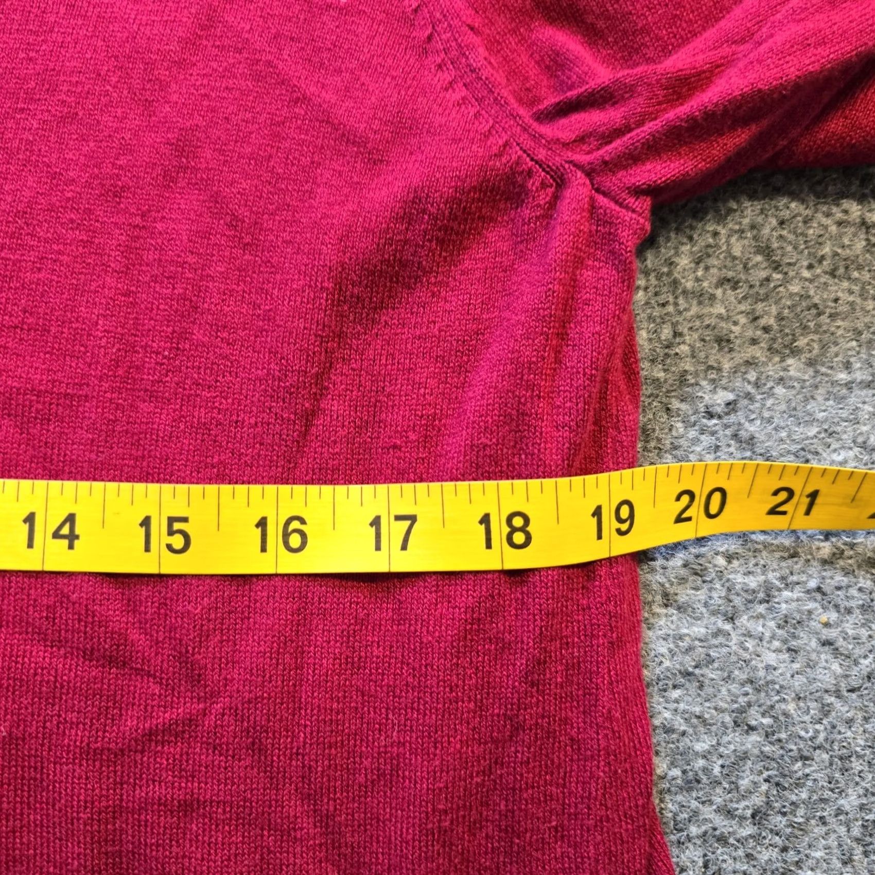 J. Jill J Jill Sweater Womens Large Red Round Neck Knit Tunic Long Sleeve Casual Size L / US 10 / IT 46 - 5 Thumbnail