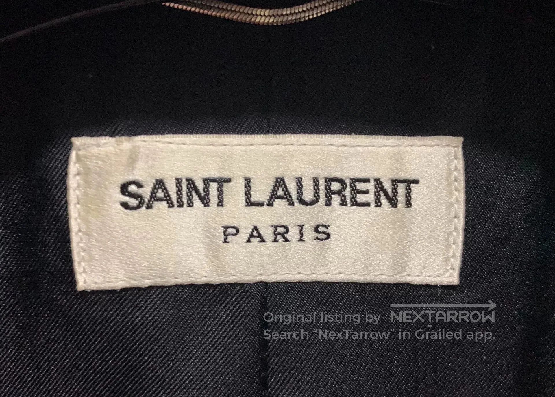 Saint Laurent Paris Saint Laurent Metallic Stripe Suit Jacket. Size US S / EU 44-46 / 1 - 3 Thumbnail