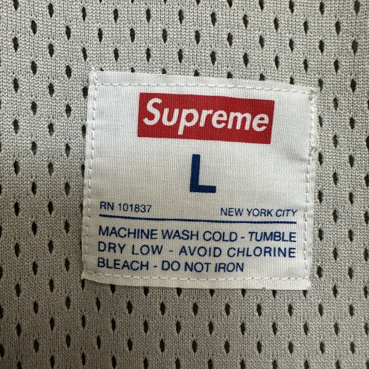 Supreme Supreme SS15 Blank Football Jersey - Silver Size US L / EU 52-54 / 3 - 6 Thumbnail