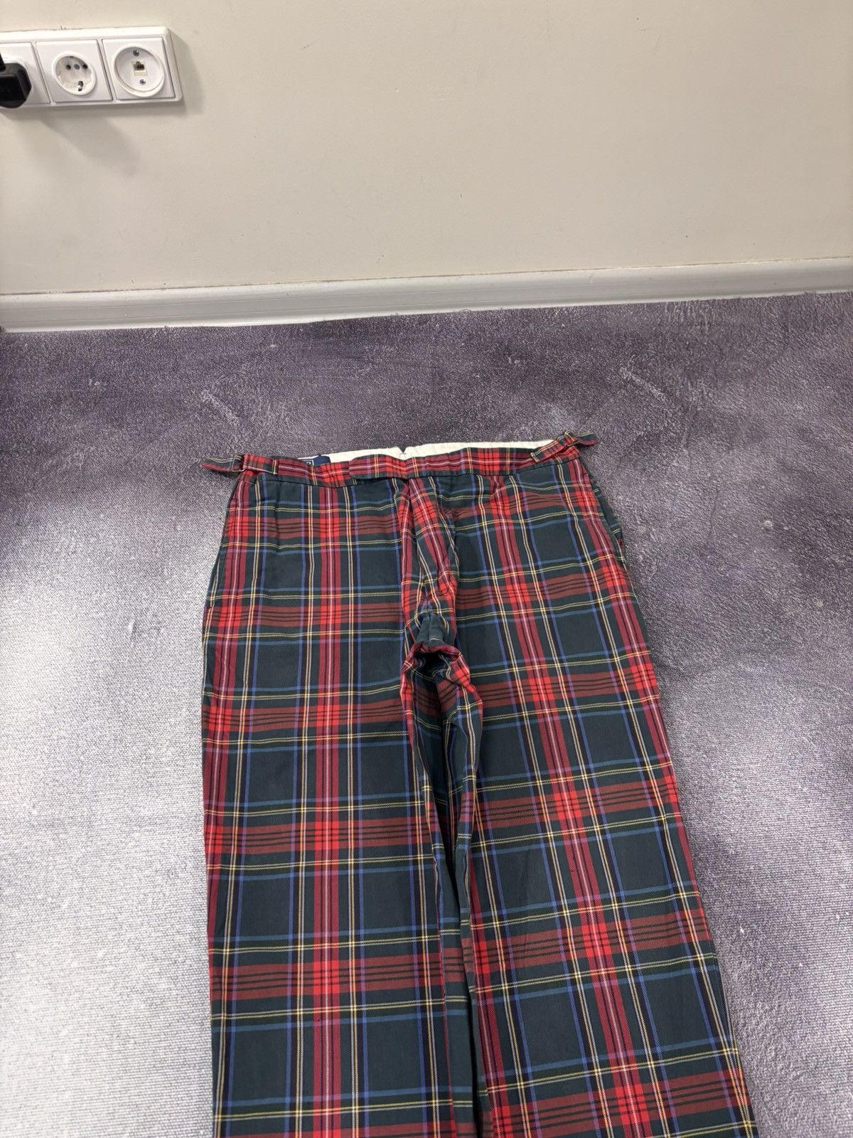Polo Ralph Lauren Vintage Polo Ralph Lauren Men’s Tartan Plaid Pants Trousers Size US 38 / EU 54 - 4 Thumbnail