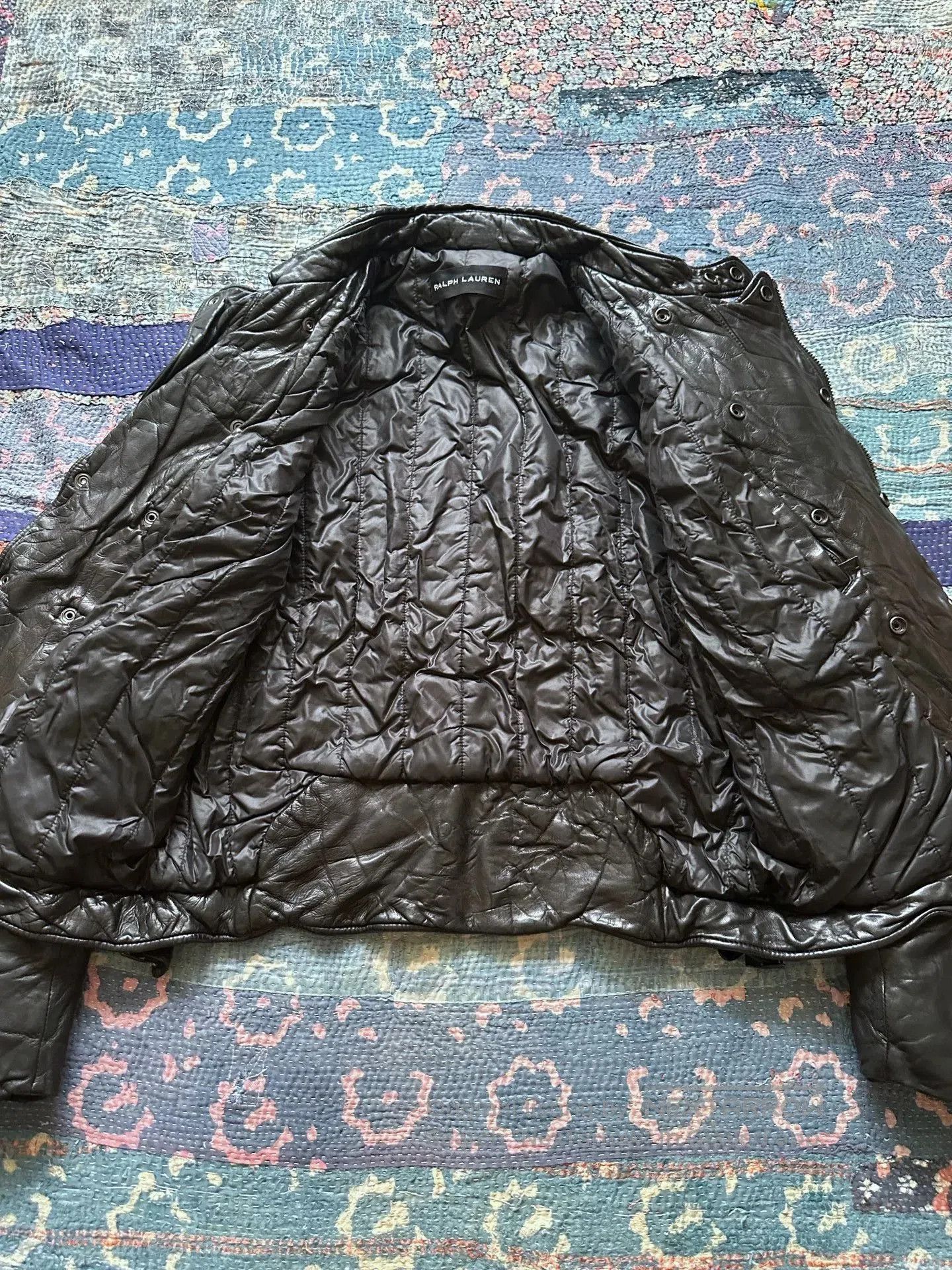 Ralph Lauren Black Label ralph lauren black label motorcycle leather jacket. Size US M / EU 48-50 / 2 - 5 Thumbnail