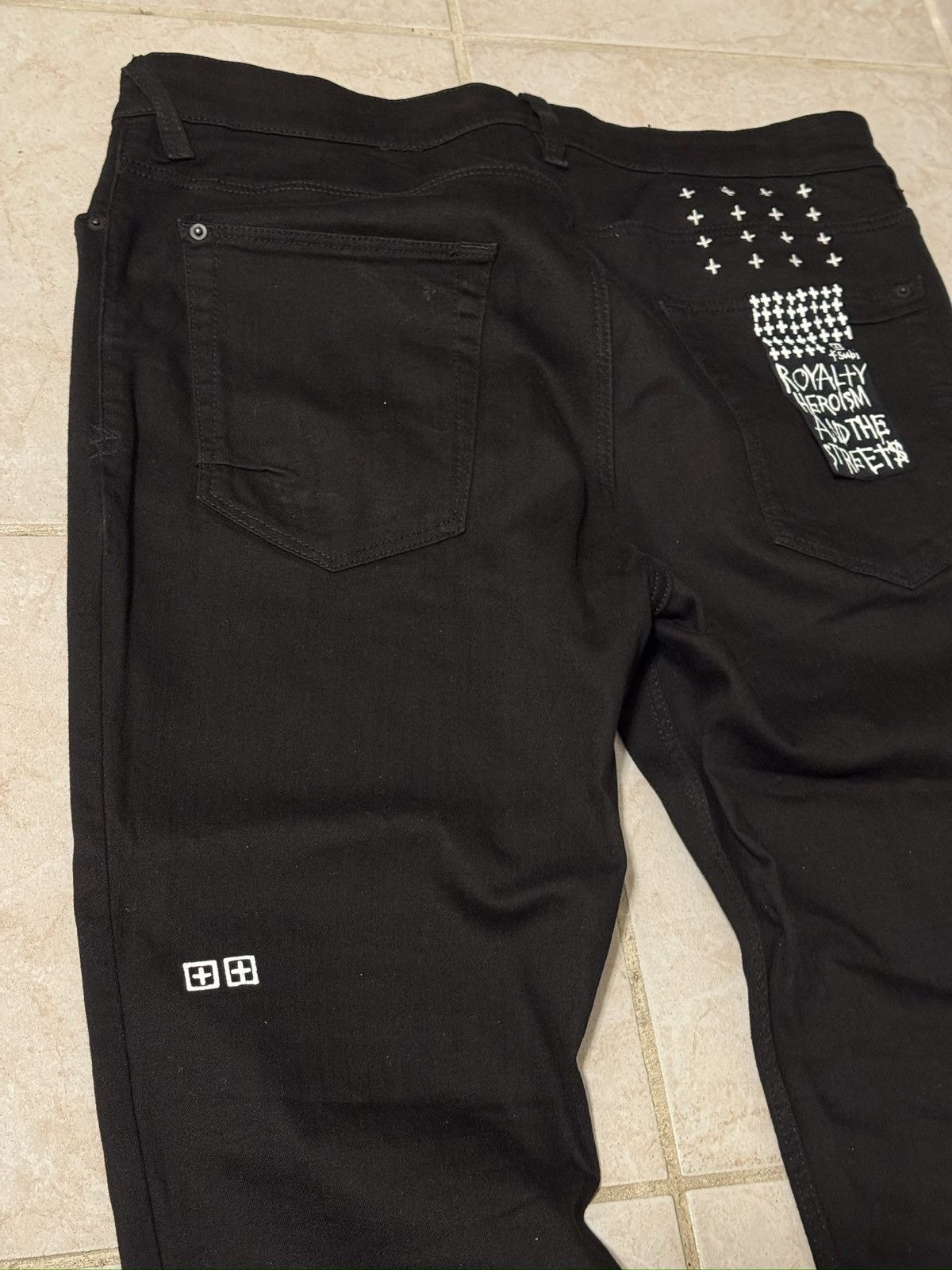 Ksubi Ksubi Black Rebel Van Winkle Jeans Size US 33 - 3 Thumbnail