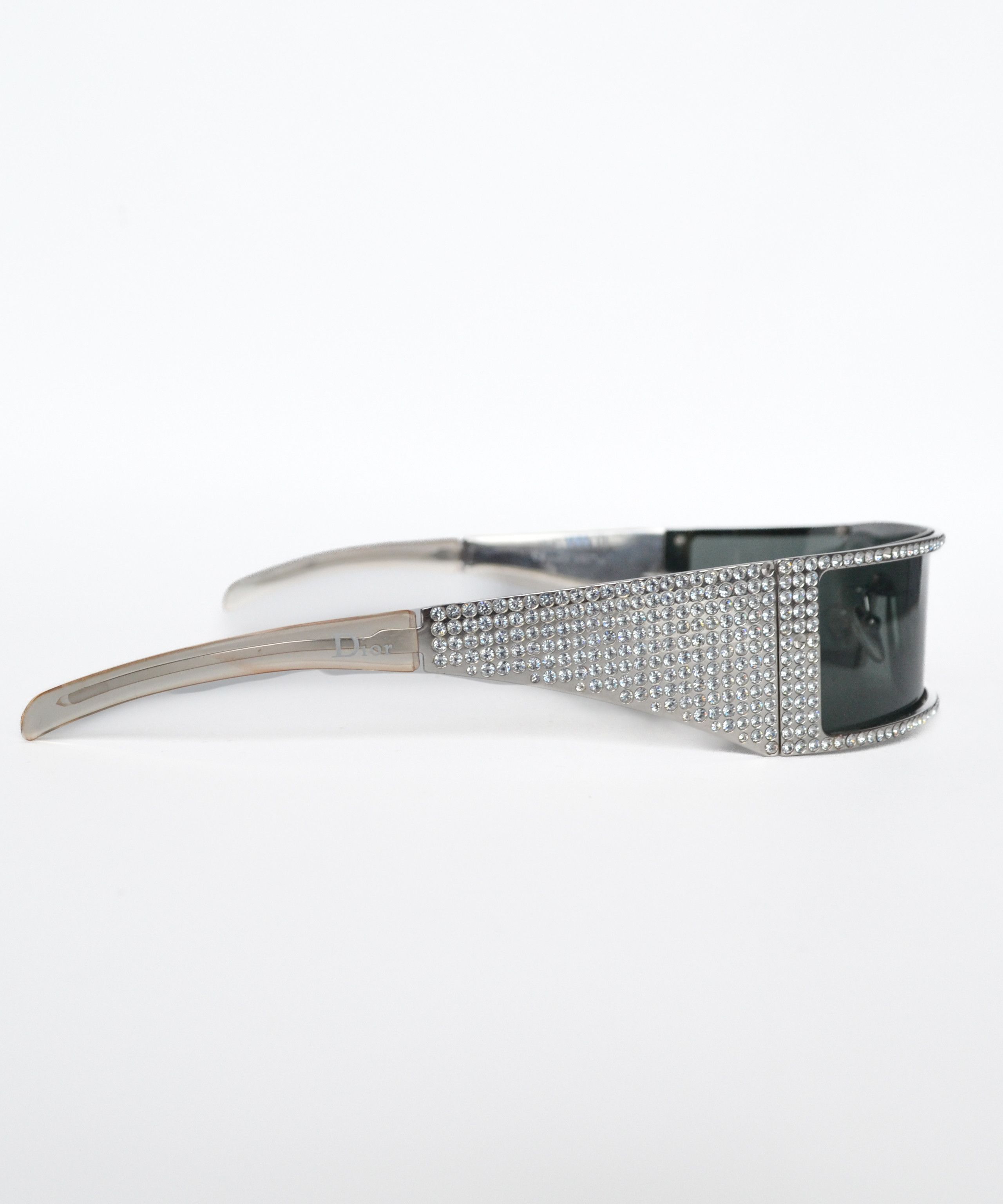 Dior DIOR Sunglasses Swarovski Punk 2003 GALLIANO Metal y2k Size ONE SIZE - 6 Thumbnail