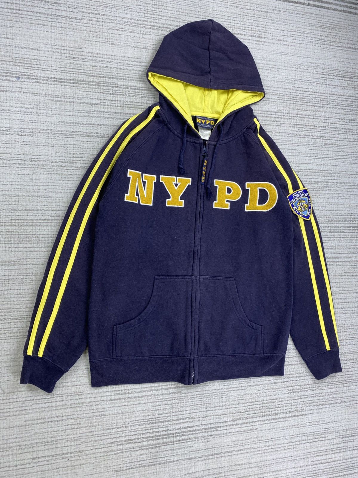 Japanese Brand × Vintage Vintage NYPD Spellout Embroidery Logo Hoodie Jacket Size US M / EU 48-50 / 2 - 3 Thumbnail