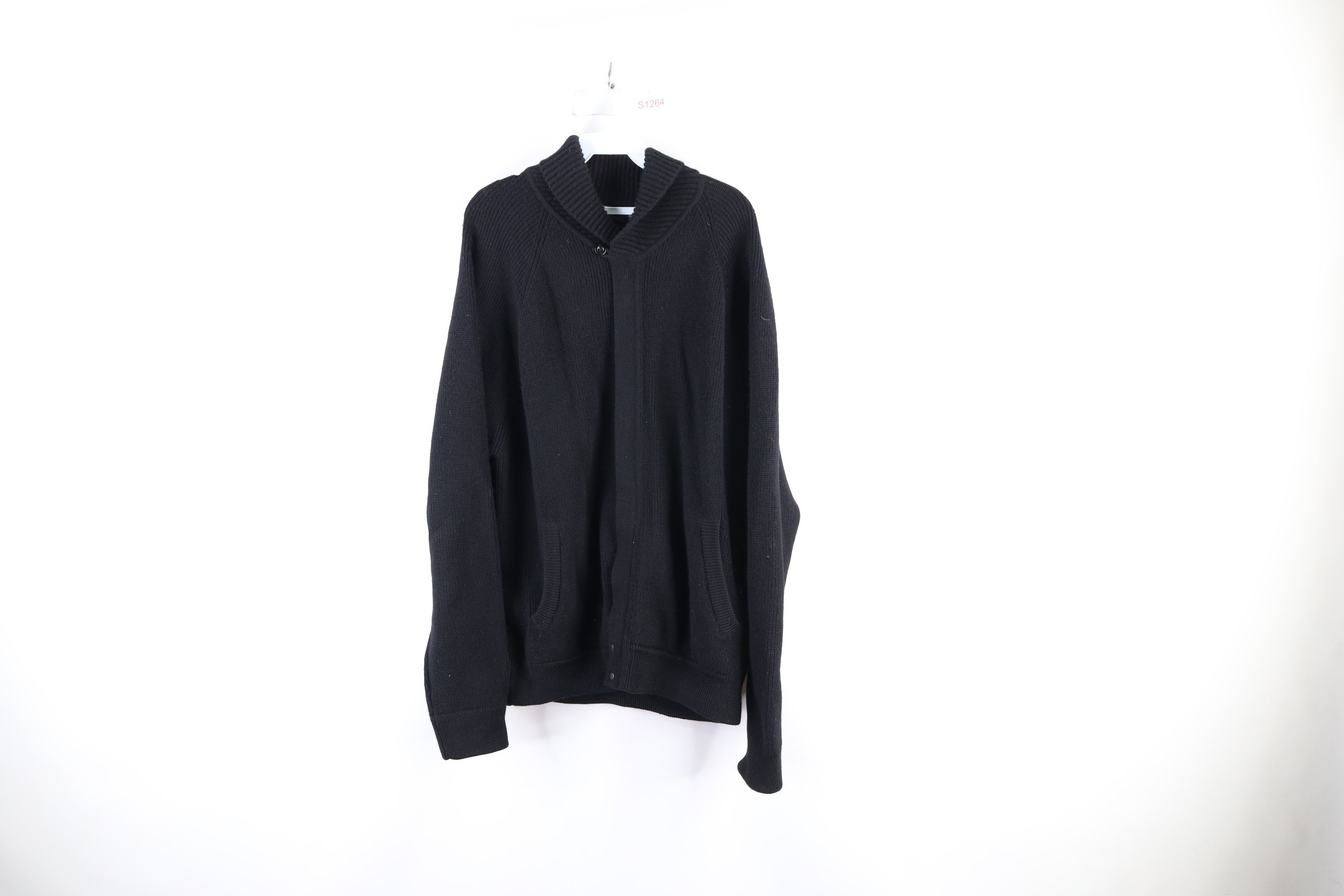 Polo Ralph Lauren Vintage 90s Ralph Lauren Chunky Wool Knit Cardigan Sweater Size US XL / EU 56 / 4 - 1 Thumbnail