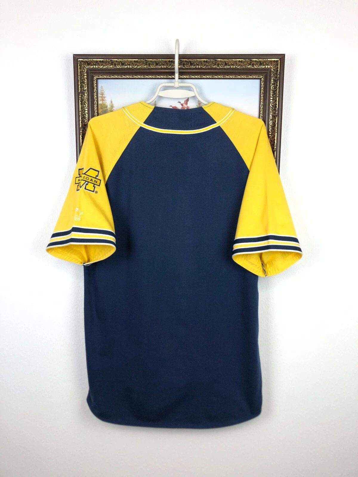 Starter Vintage Starter Michigan Wolverines NCAA Jersey Shirt Tee Size US M / EU 48-50 / 2 - 5 Thumbnail