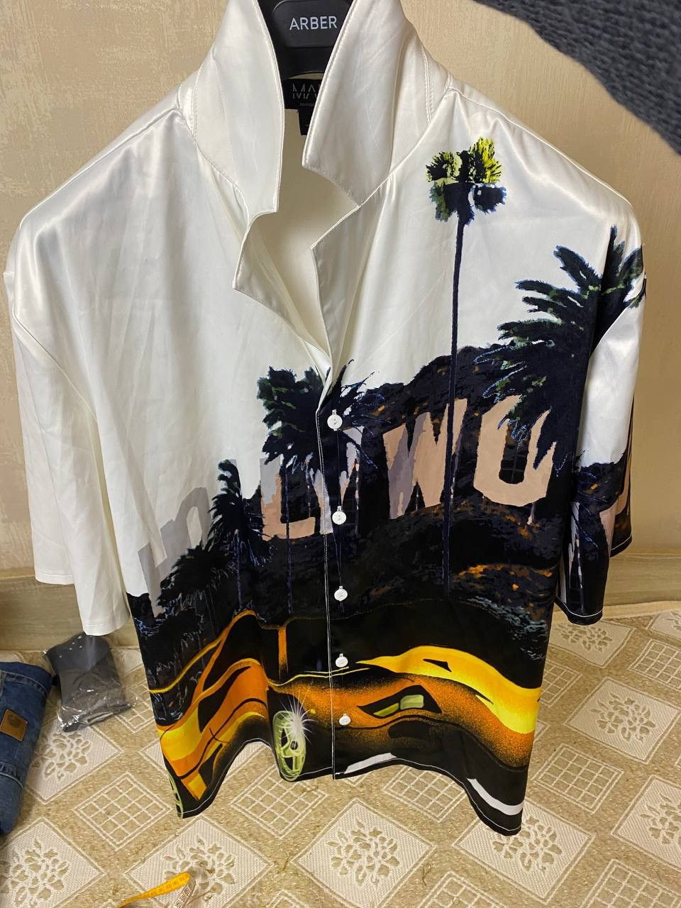 Ferrari 🔥 Ferrari F40 Hollywood Cool Art Button Up Shirt Vintage Y2K Size US M / EU 48-50 / 2 - 6 Thumbnail