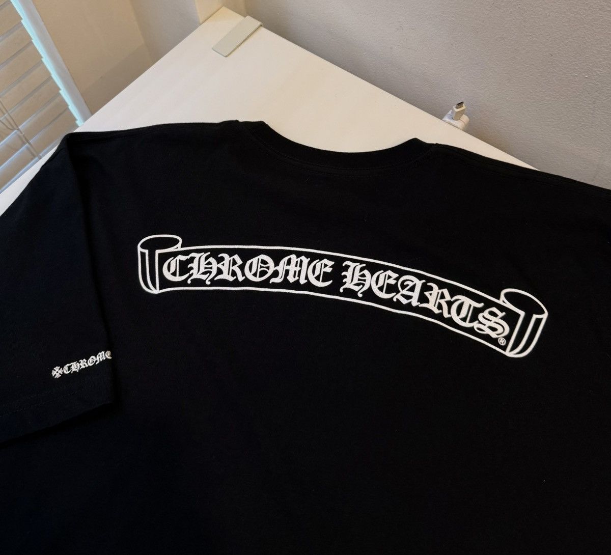 Chrome Hearts Chrome hearts scroll t-shirt Size US XL / EU 56 / 4 - 2 Thumbnail
