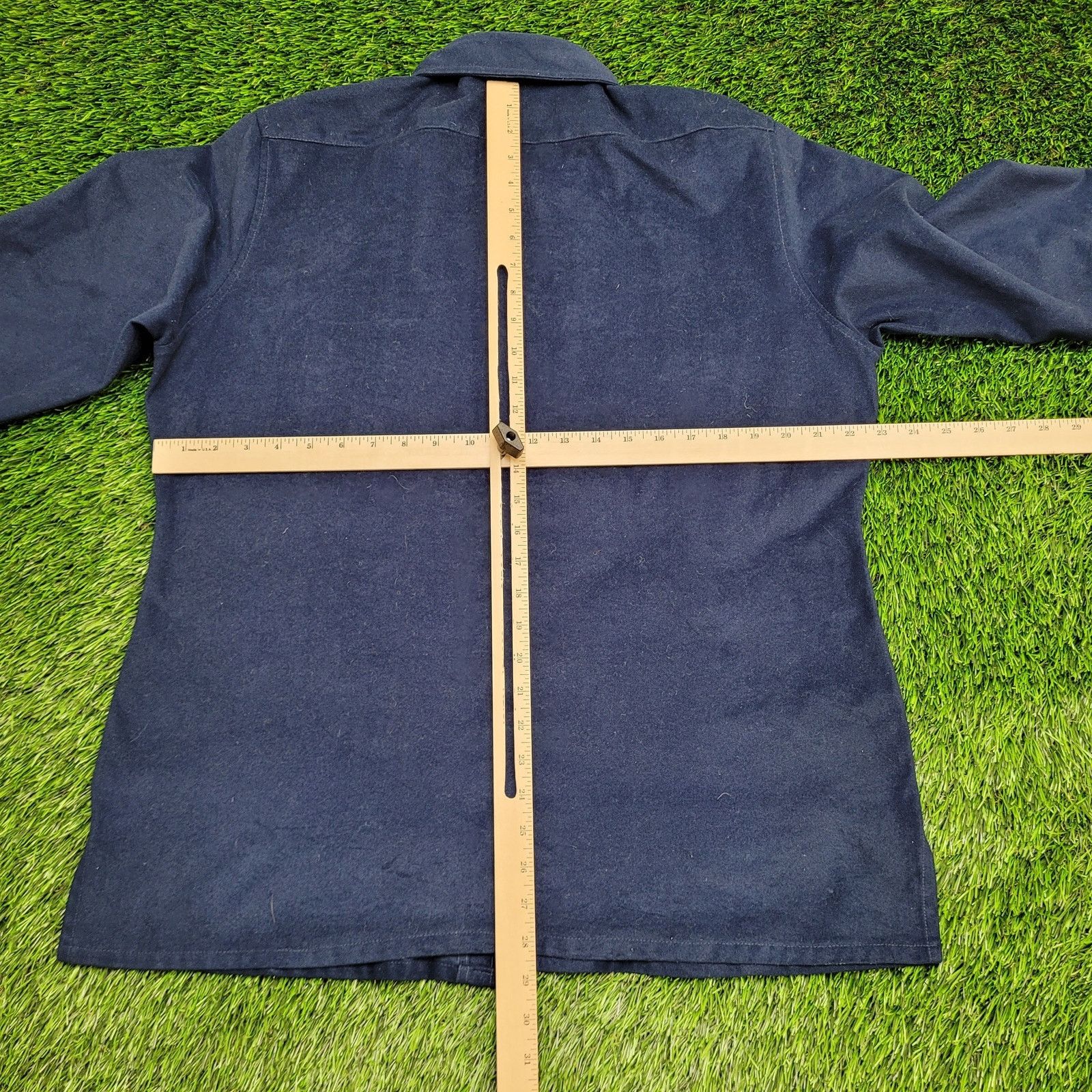 Other VTG JCPenney The Mens Shop Brushed Polyester Button Shirt XL Size US XL / EU 56 / 4 - 7 Thumbnail
