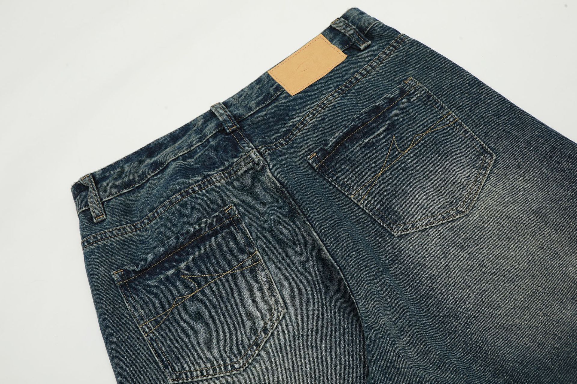 Japanese Brand × Jean High street cut casual wide leg slightly flared jeans Size US 32 / EU 48 - 5 Thumbnail
