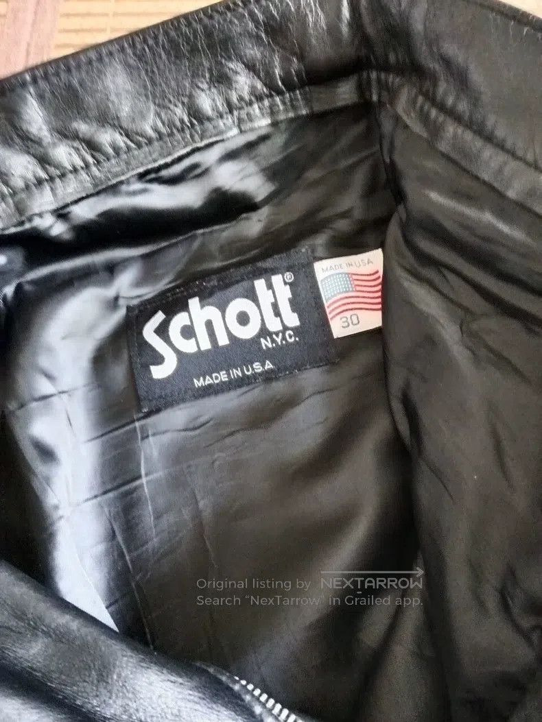 Other Leather pants, heavy cowhide Size US 30 / EU 46 - 4 Thumbnail