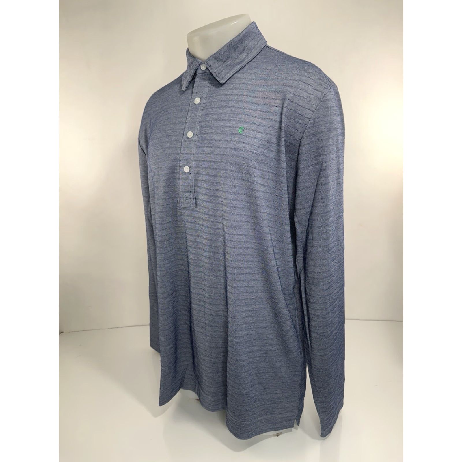 Logo 7 VINTAGE Criquet Rugby Shirt XL LightWeight Striped Embroidered Logo Hidden Stripe Polo Men XS? Wait Size US XL / EU 56 / 4 - 3 Thumbnail