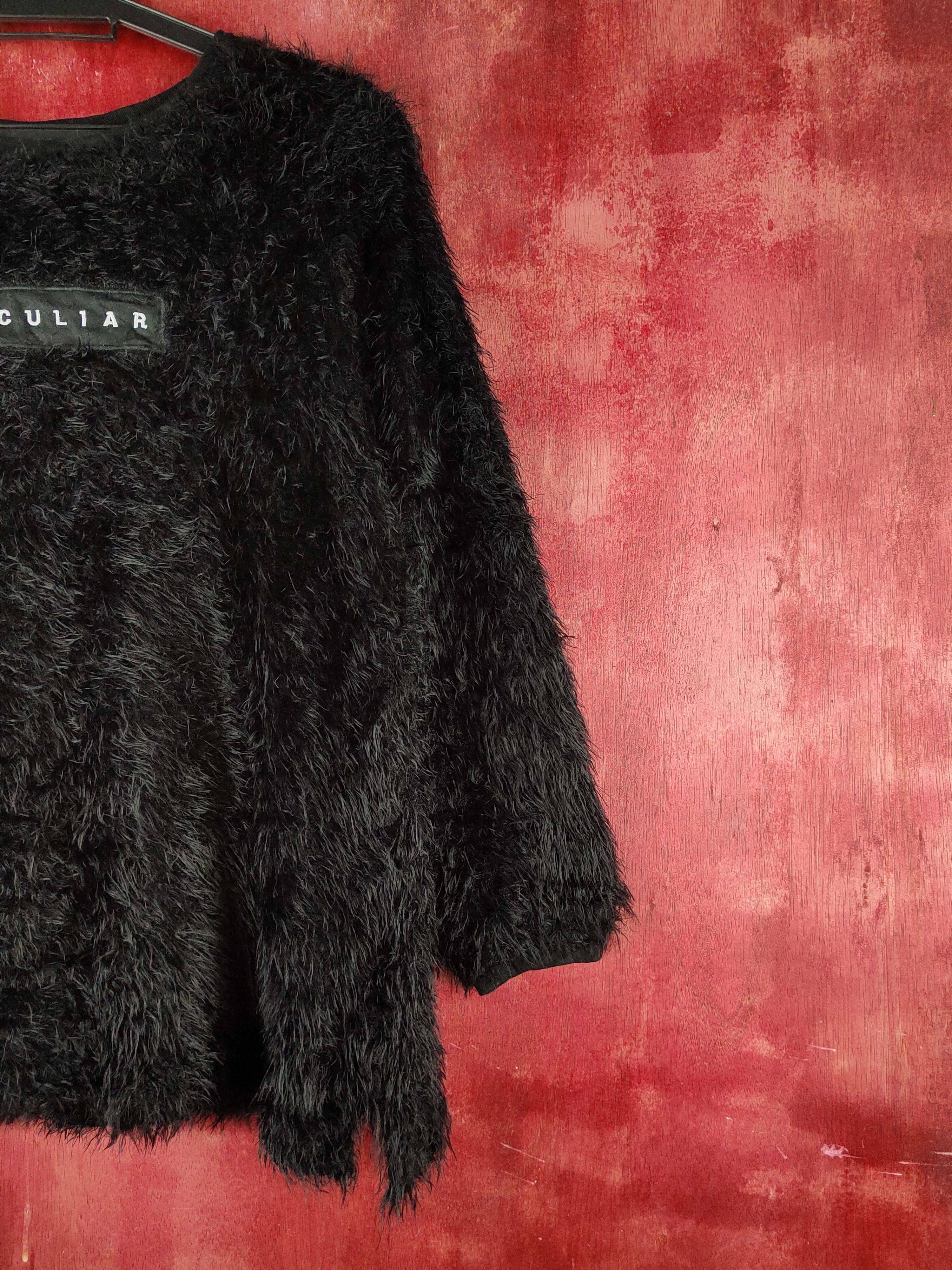 Homespun Knitwear × Japanese Brand × Vintage Rna.Inc Black Shag Shaggy Fur Mohair Knitwear #S2183 Size M / US 6-8 / IT 42-44 - 6 Thumbnail