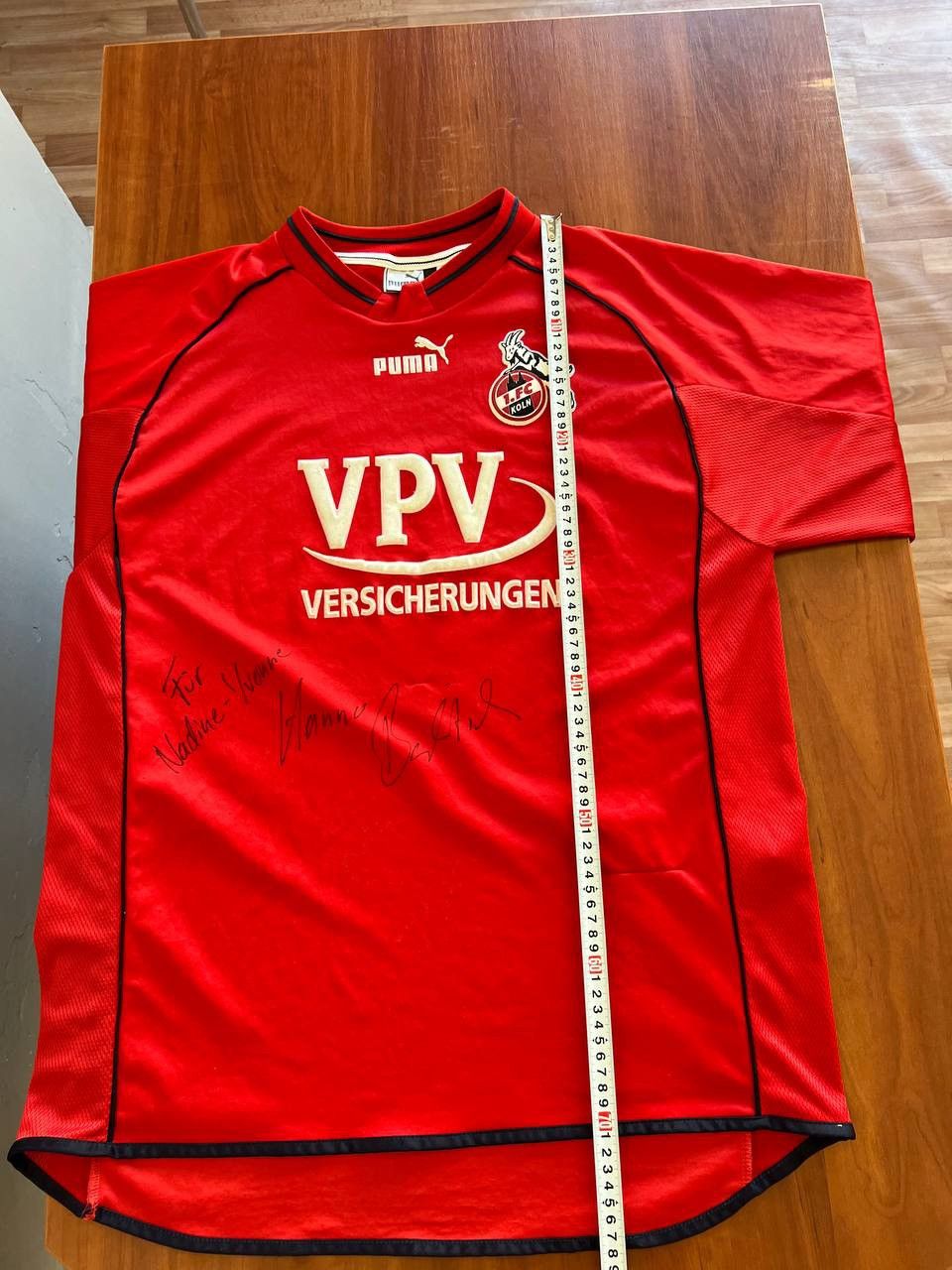 Vintage 2001 FC KÖLN #14 BALITSCH MATCH WORN SOCCER FOOTBALL JERSEY Size US L / EU 52-54 / 3 - 19 Thumbnail