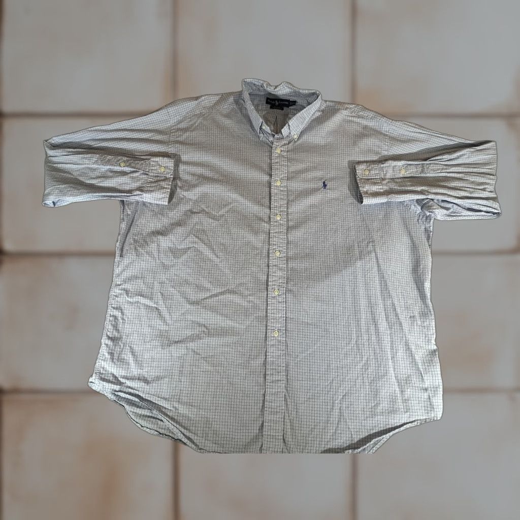 Ralph Lauren Ralph Lauren Shirt Mens 2XL Blue Blake Button Business Casual Office Polo XXL Size US XXL / EU 58 / 5 - 1 Thumbnail