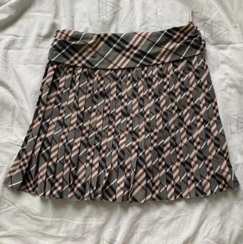 Burberry Burberry Colorblock Pleated Skirt Size 23" - 1 Thumbnail