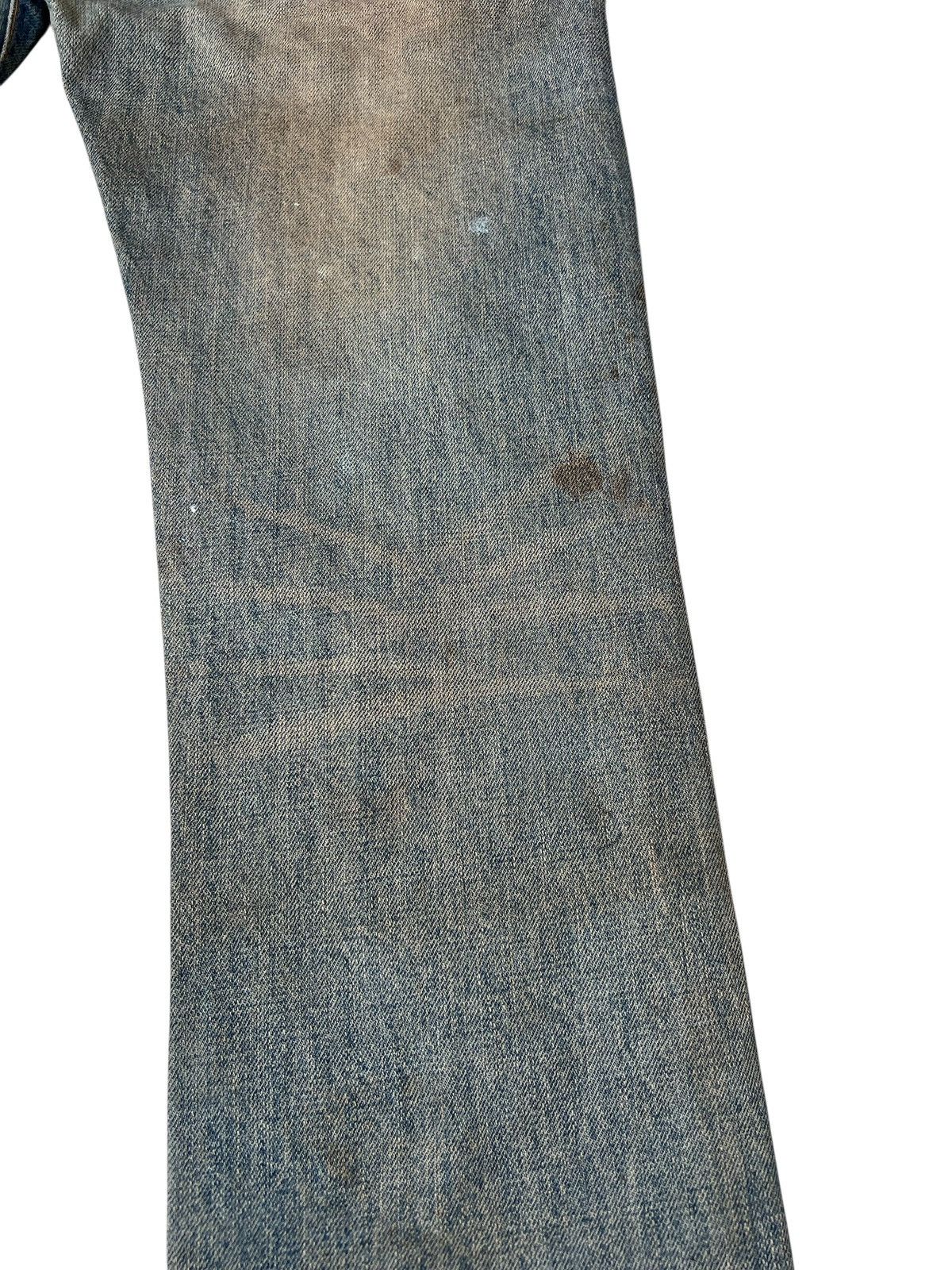 Super Lovers Vintage Super Lovers Japan Distress Dirty Mud Denim Jeans Size US 31 - 20 Thumbnail