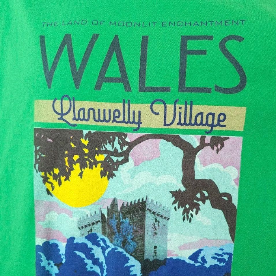 Gildan Gildan Talbot Castle T Shirt Mens 2XL Green Wales Llanwelly Village The Wolf Man Vintage? No. Size US XXL / EU 58 / 5 - 3 Thumbnail