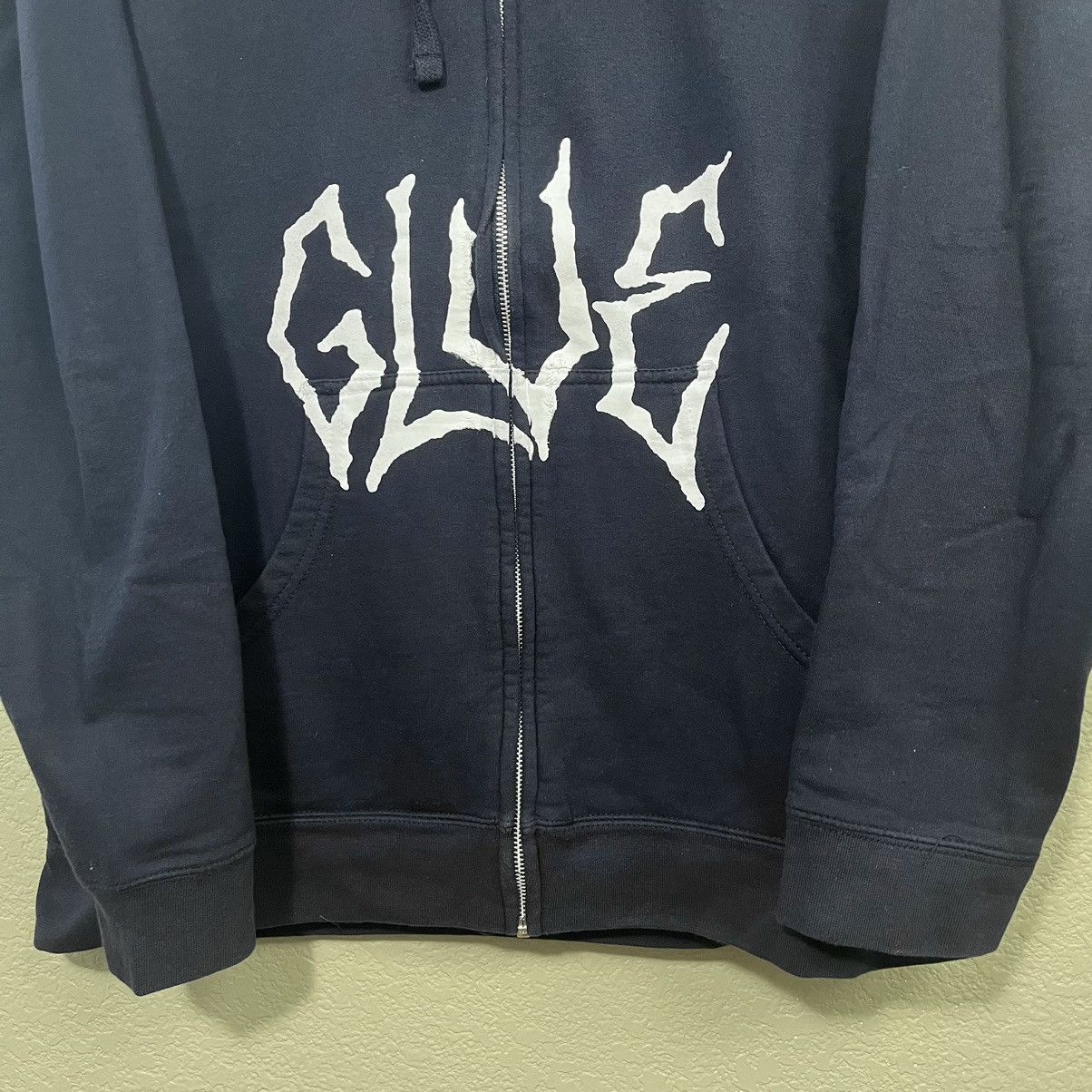 Other Glue Skateboards Castle Zip Hoodie Navy Size US XL / EU 56 / 4 - 2 Thumbnail