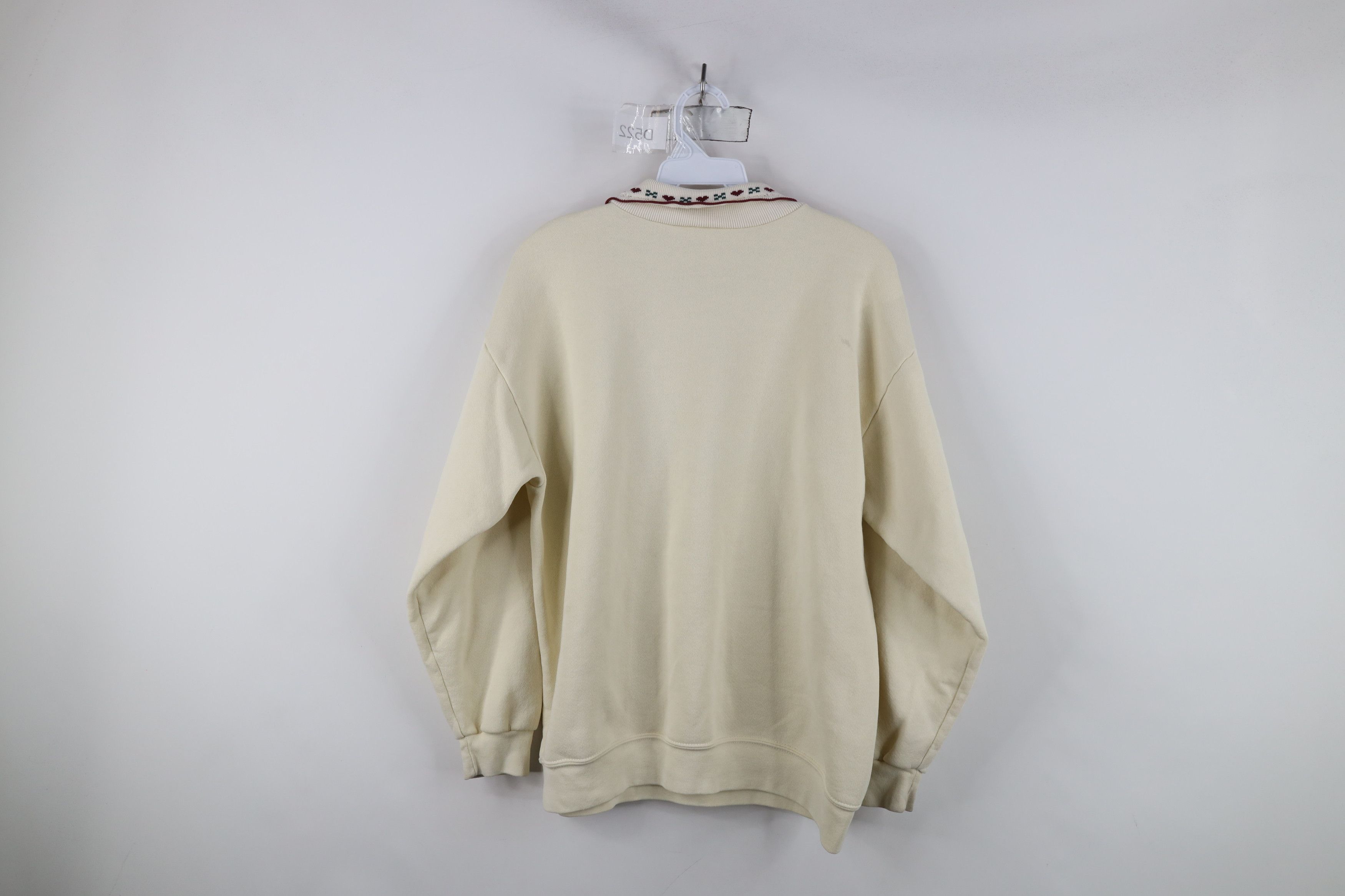 Vintage Vintage 90s Streetwear Lighthouse Collared Sweatshirt USA Size L / US 10 / IT 46 - 12 Thumbnail