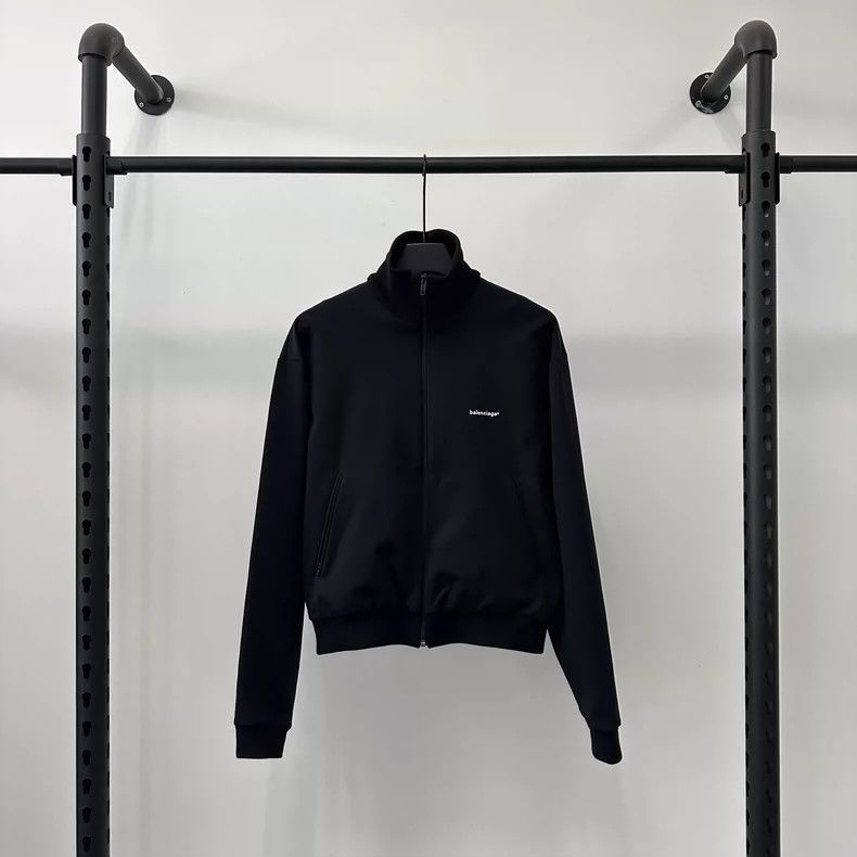 Balenciaga Balenciaga Small logo print cropped slim jacket 2502-Nextar Size US S / EU 44-46 / 1 - 1 Thumbnail