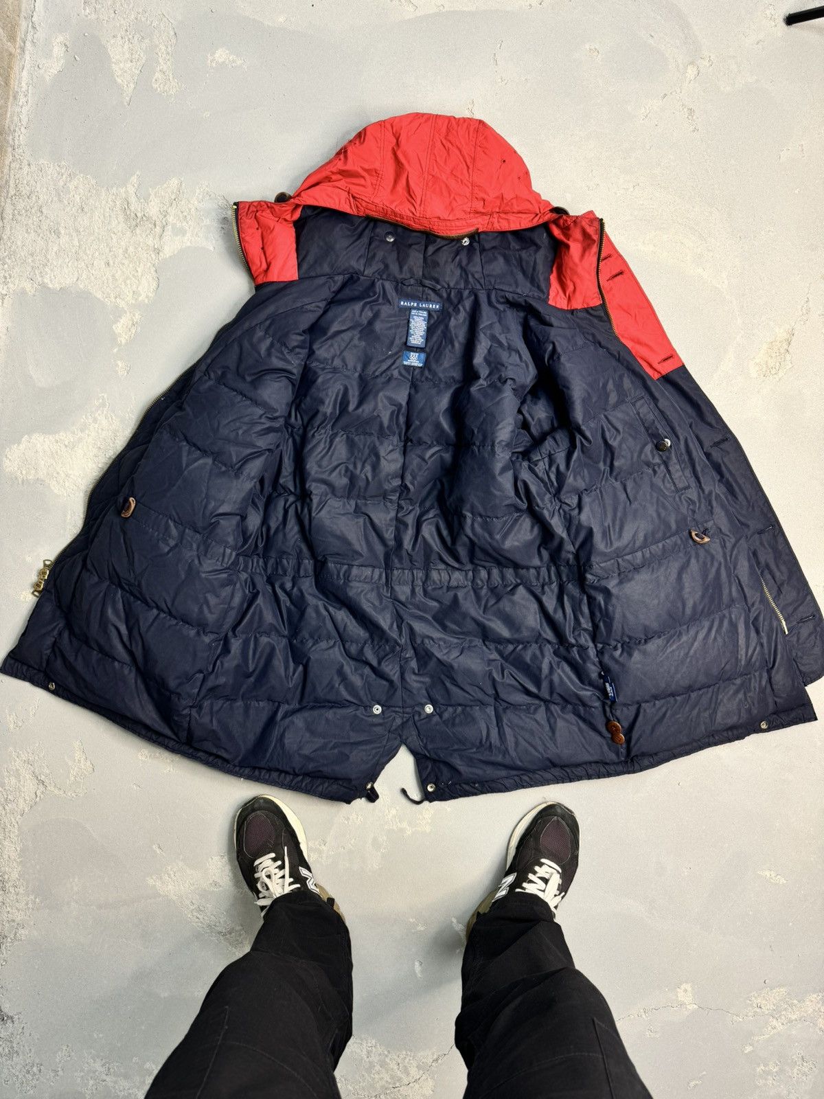 Polo Ralph Lauren Olympic Stadium Vancouver Down Puffer Parka 2010 USA Ski Size US S / EU 44-46 / 1 - 8 Thumbnail