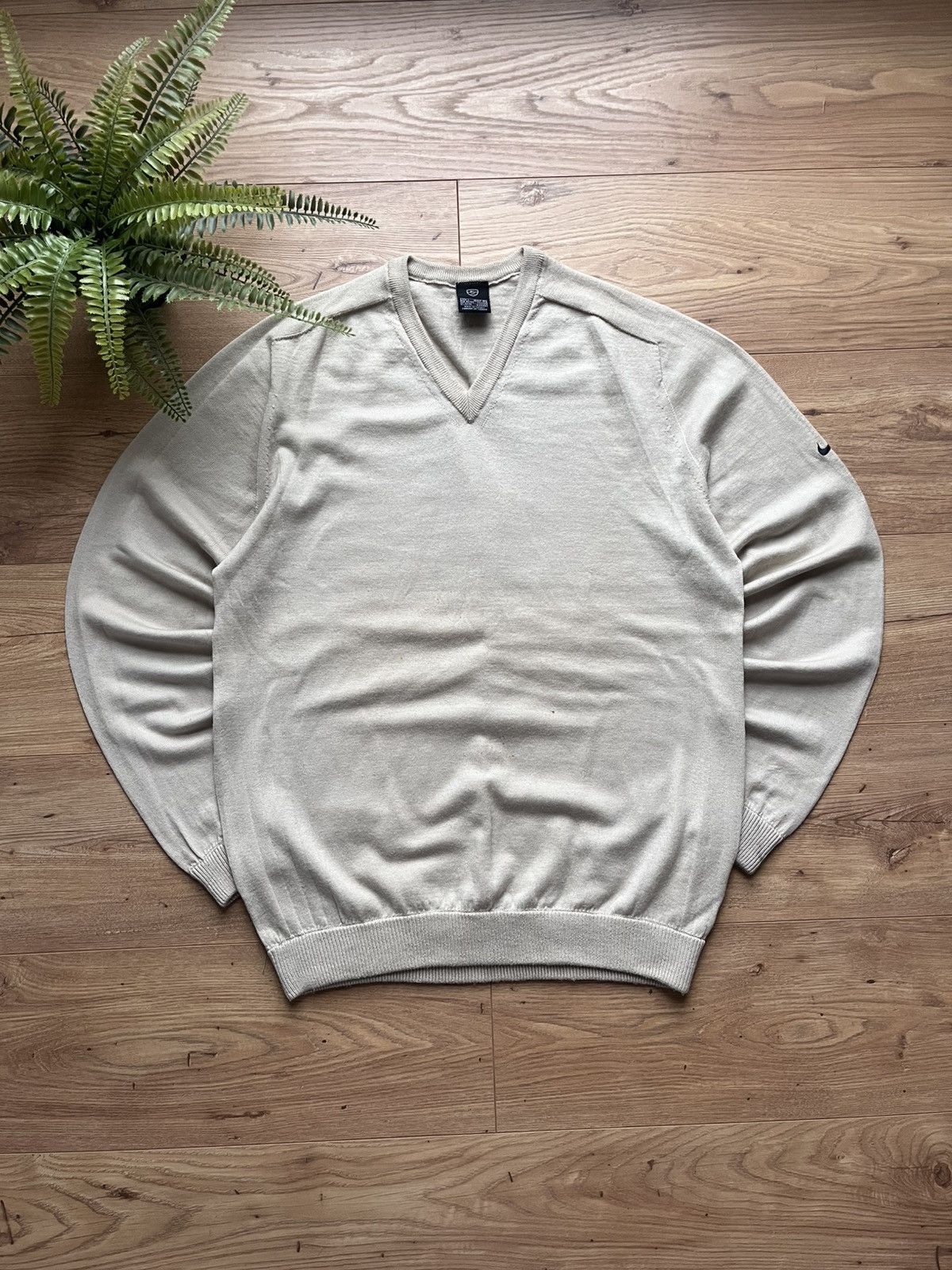 Nike 90’s NIKE GOLF RETRO SWOOSH LOGO WOOL SWEATER RARE Size US L / EU 52-54 / 3 - 1 Thumbnail