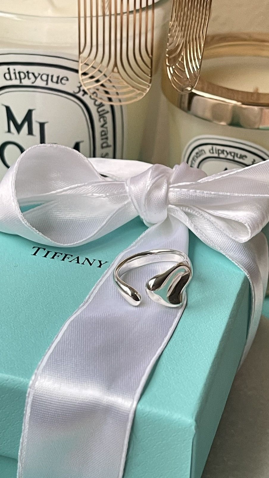 Tiffany & Co. Tiffany & Co. Peretti Full Heart Ring Silver size 5 NEW $485 Size ONE SIZE - 2 Thumbnail