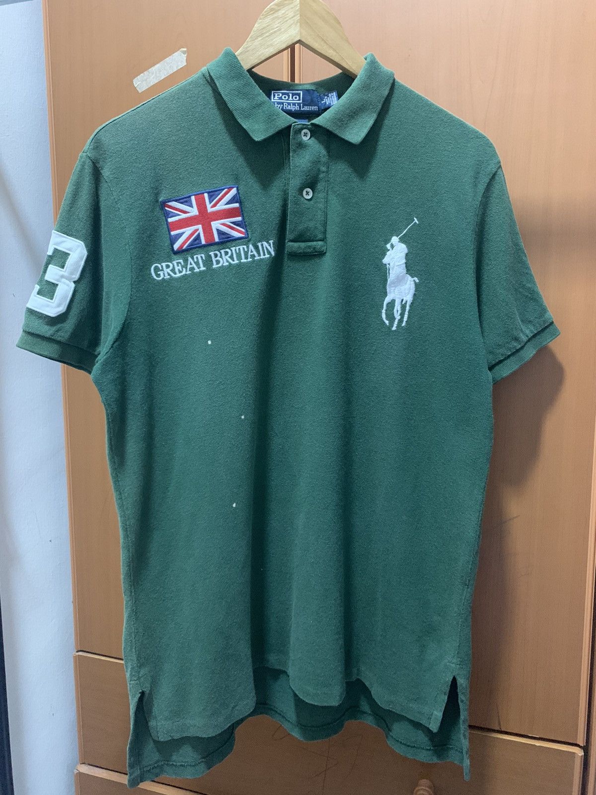 Polo Ralph Lauren Vintage Polo Ralph Lauren Great Britain Shirt Size US L / EU 52-54 / 3 - 1 Thumbnail