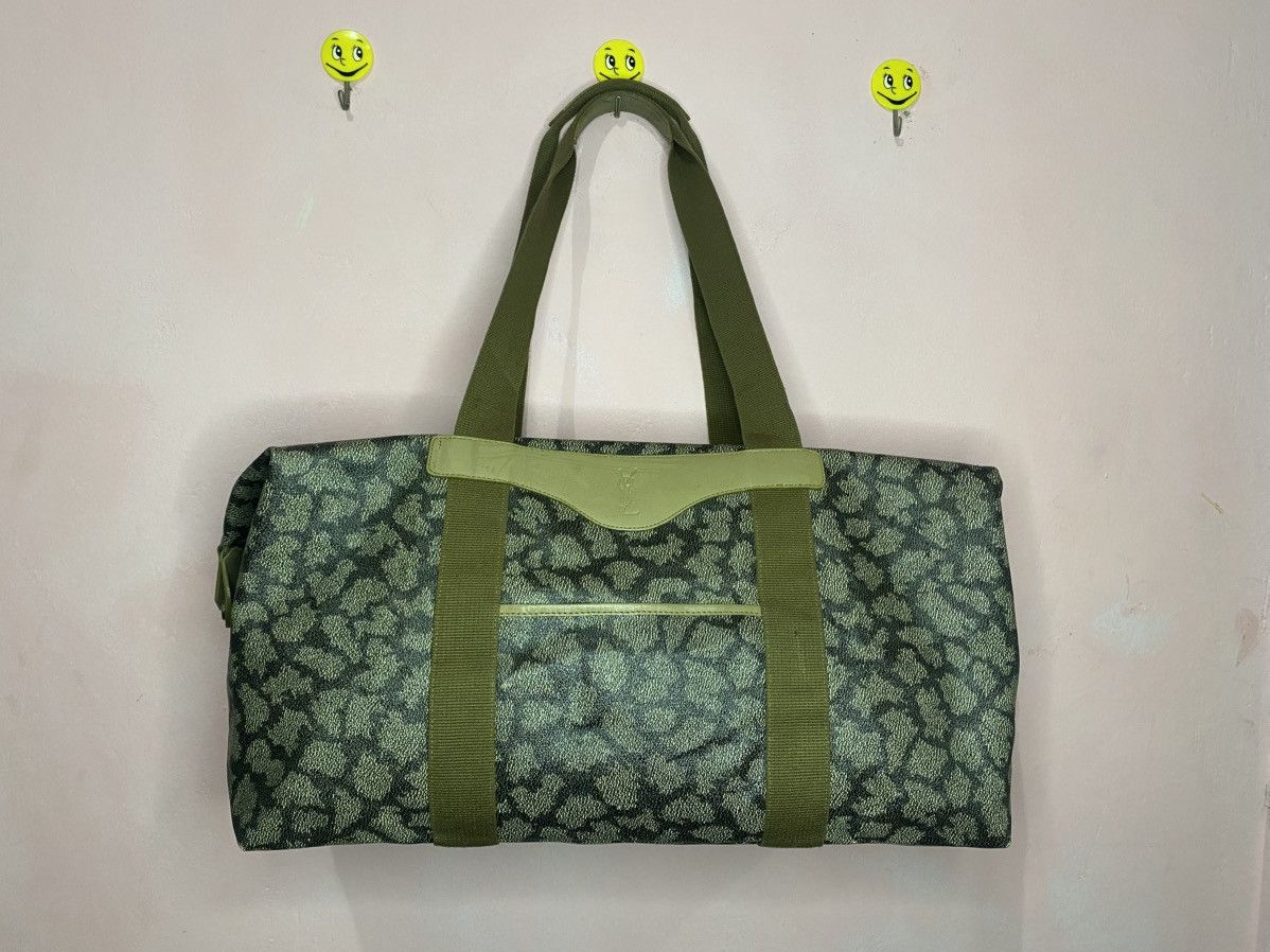 Vintage Yves saint laurent giraffe pattern boston bag Size ONE SIZE - 13 Thumbnail