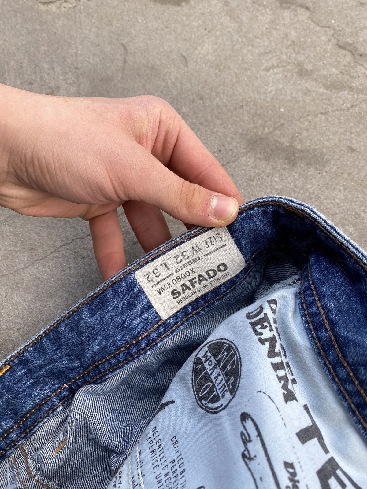 Diesel Vintage Diesel Selvedge Denim Jeans Size US 34 / EU 50 - 9 Thumbnail