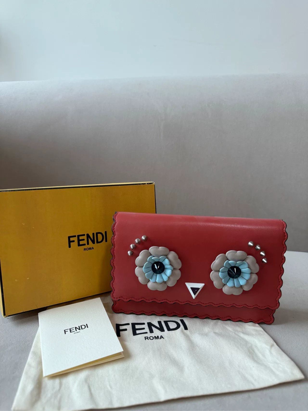 Fendi Fendi Monster Eyes Chain WOC Bag Size ONE SIZE - 1 Thumbnail