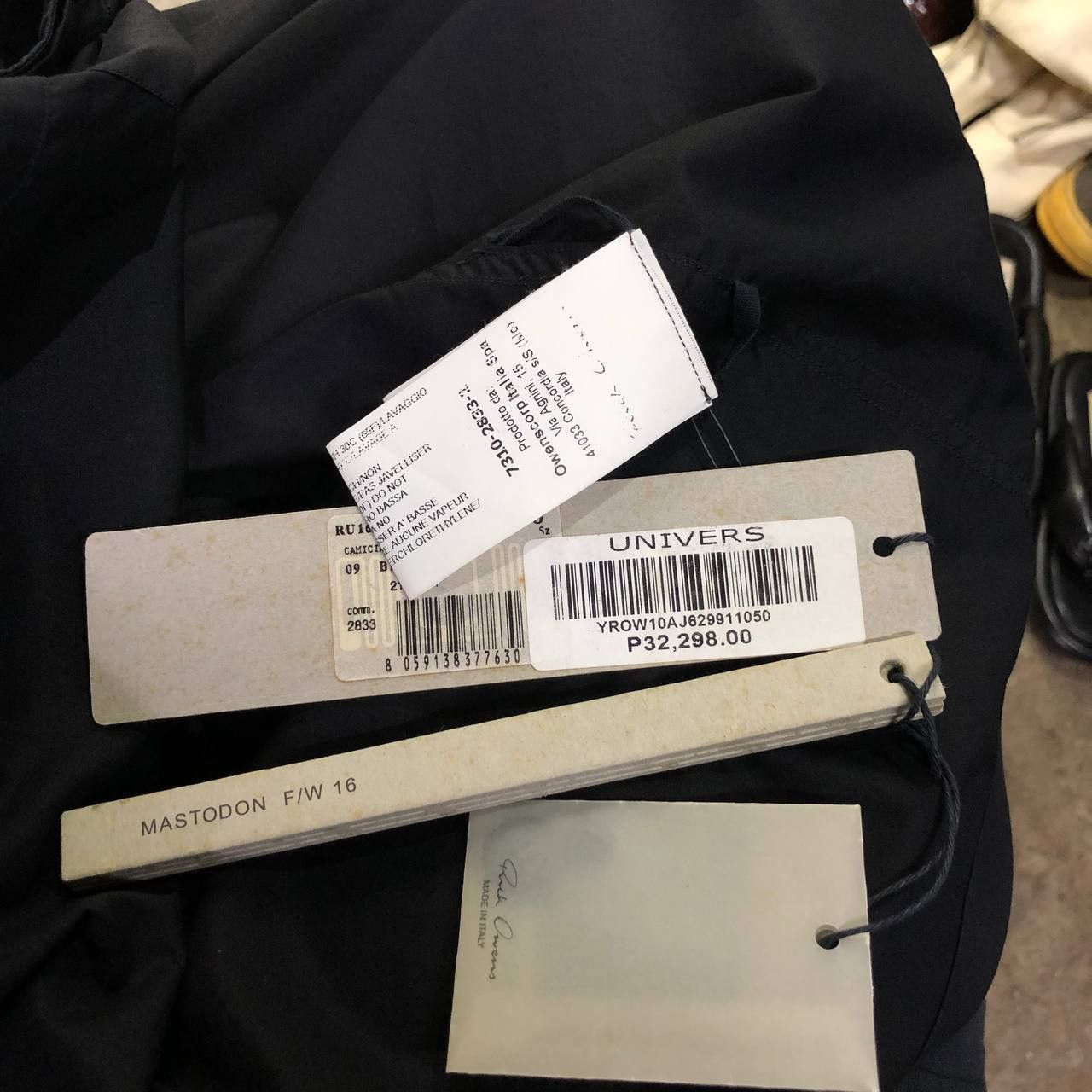 Rick Owens Rick owens Mastodon F/W16 Camicia Faun short sleeves BNWT Size US L / EU 52-54 / 3 - 4 Thumbnail