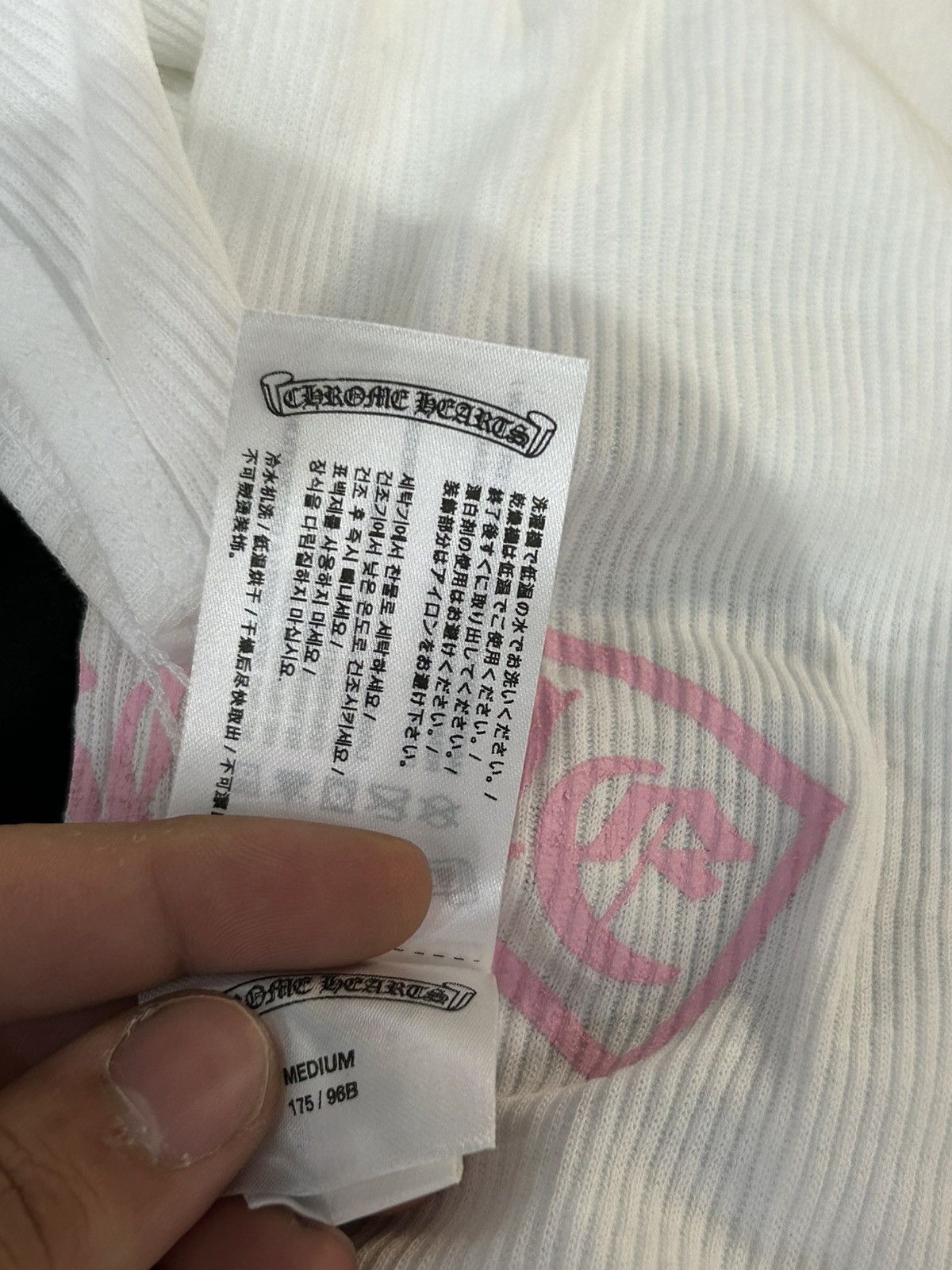 Chrome Hearts Chrome Hearts Pink T Bar Rib Tank Top Size US M / EU 48-50 / 2 - 10 Thumbnail