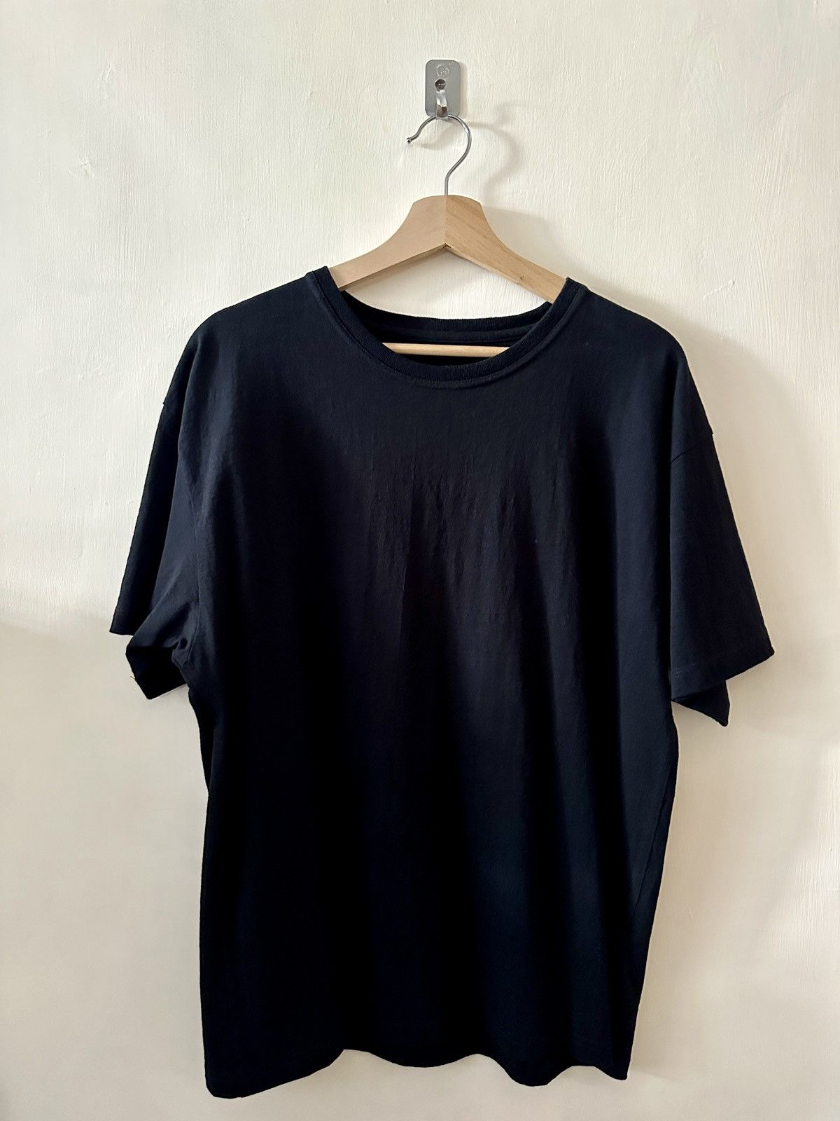 Bottega Veneta blakc small logo tee