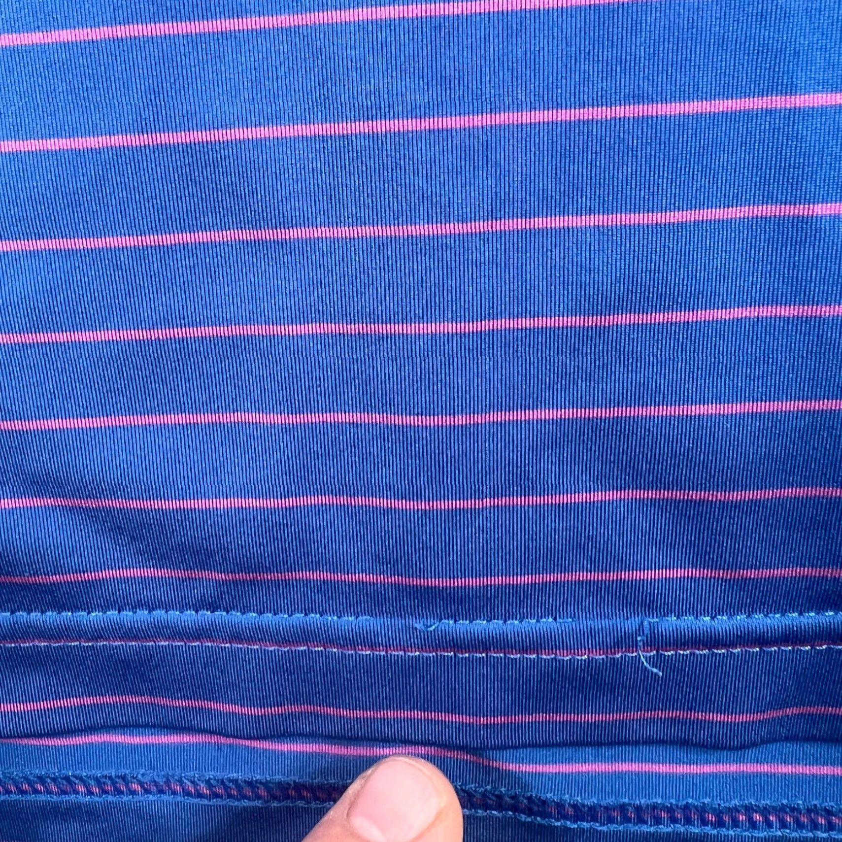 Peter Millar Peter Millar Summer Comfort Polo Shirt Blue Striped Performance Men's L Size US L / EU 52-54 / 3 - 2 Thumbnail