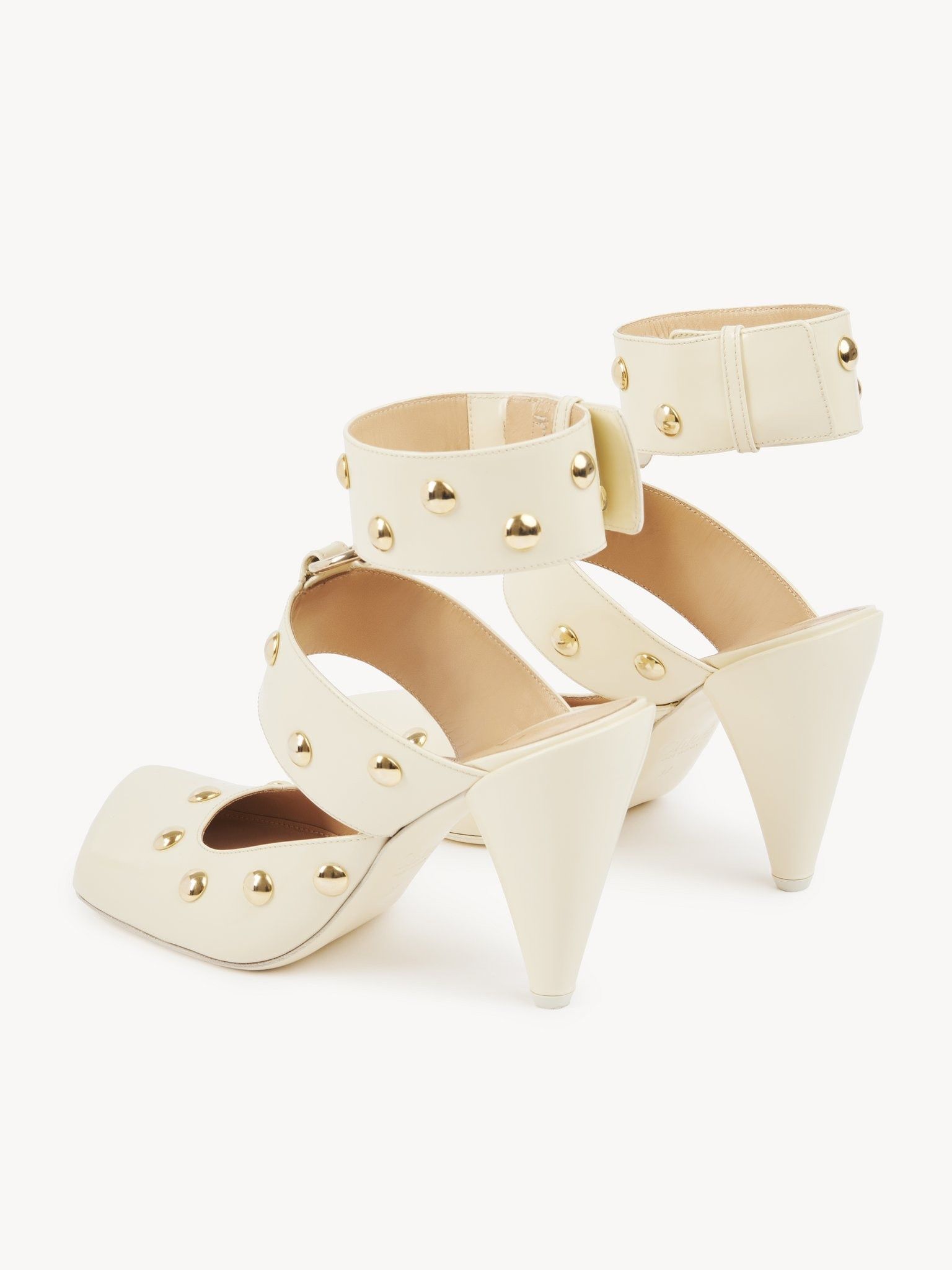 Chloe o1loc1c11025 Jade Pumps in Eggshell Size US 11 / IT 41 - 4 Thumbnail
