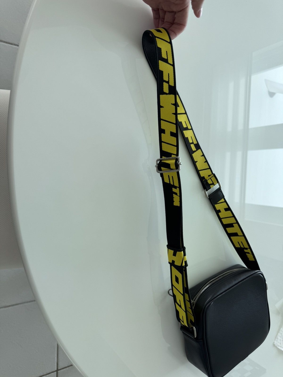 Off-White Off-White Hard Core Leather Crossbody Bag Size ONE SIZE - 5 Thumbnail