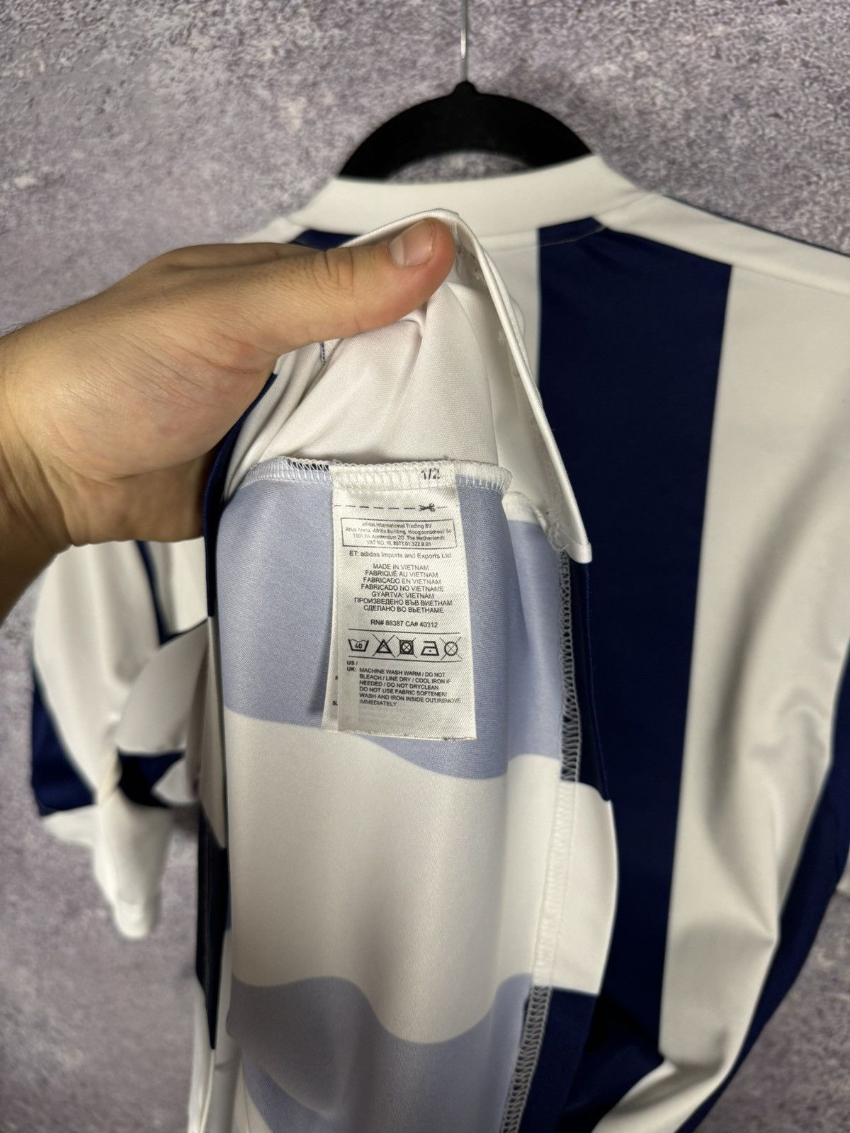 Vintage West Bromwich Albion 2013/14 Adidas Soccer Jersey M