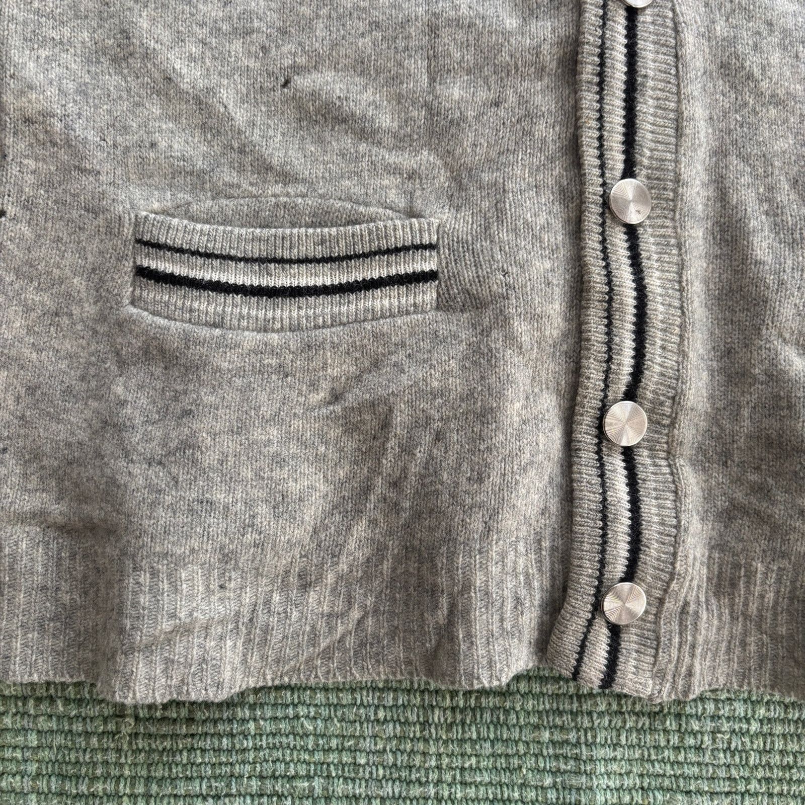 Towncraft × Vintage True vintage 60s gray distressed Towncraft cardigan sweater Size US M / EU 48-50 / 2 - 2 Thumbnail