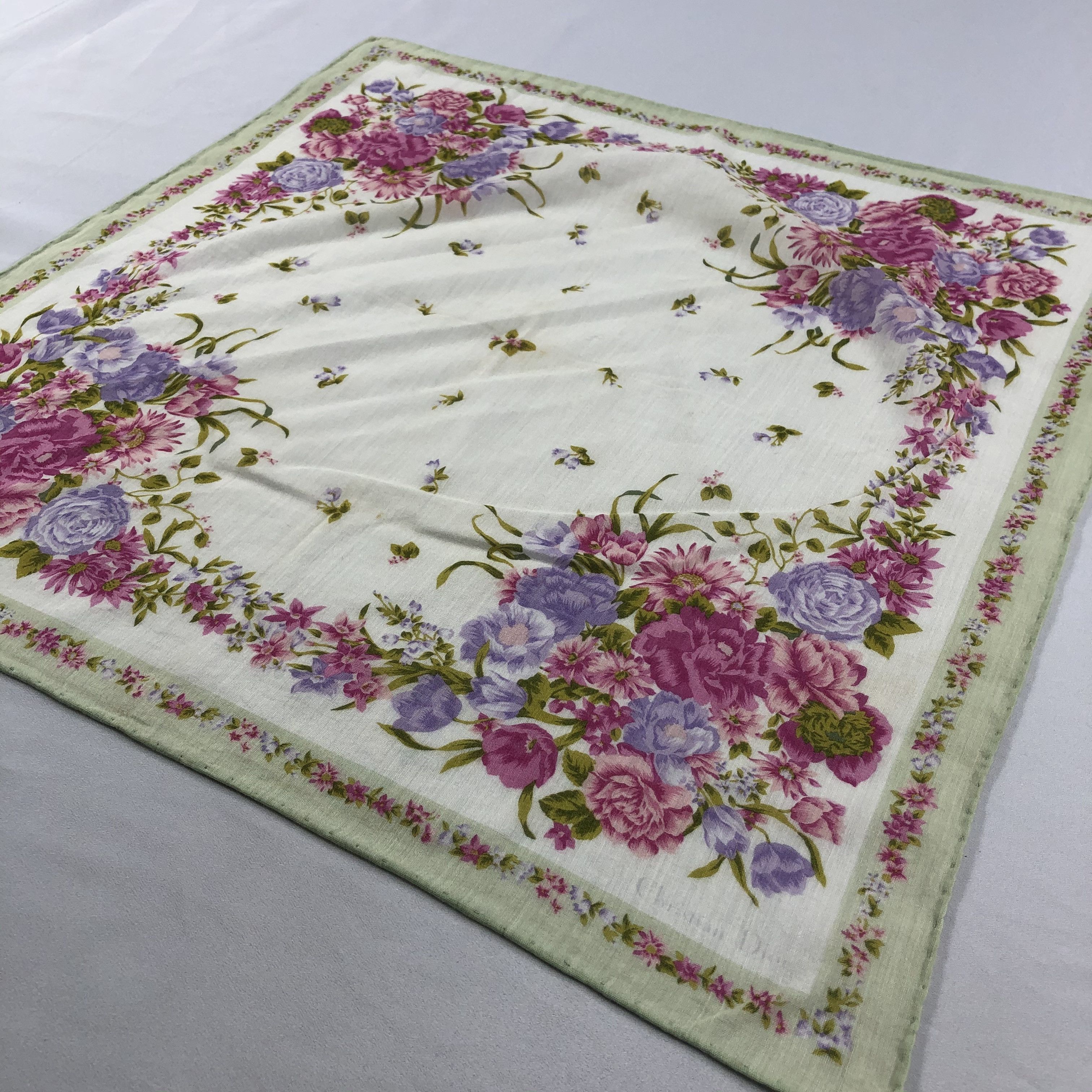 Vintage Christian Dior Neckerchief / Bandana / Handkerchief Size ONE SIZE - 4 Thumbnail