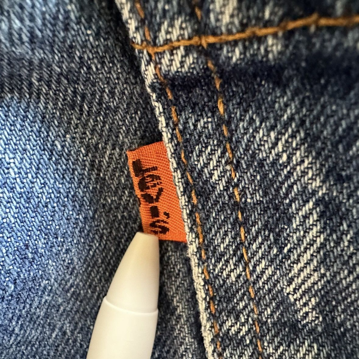 Levi's × Vintage Vintage Levis Orange Tab 505 Fit Denim Jeans, 36x31 Size US 36 / EU 52 - 4 Thumbnail