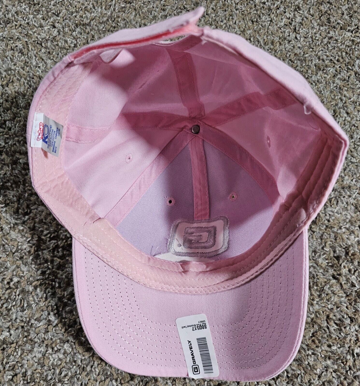 Designer Gravely pink hat G logo Strapback Size ONE SIZE - 8 Thumbnail