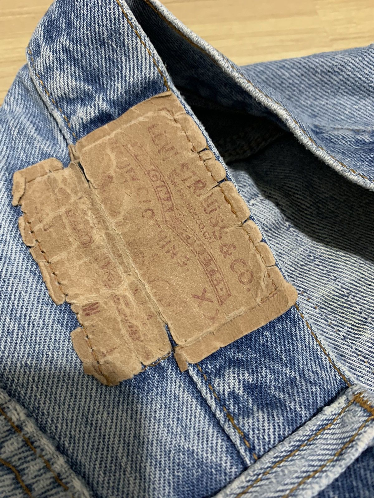 Levi's × Vintage Vintage Levis 501 usa distressed jeans Size US 31 - 6 Thumbnail
