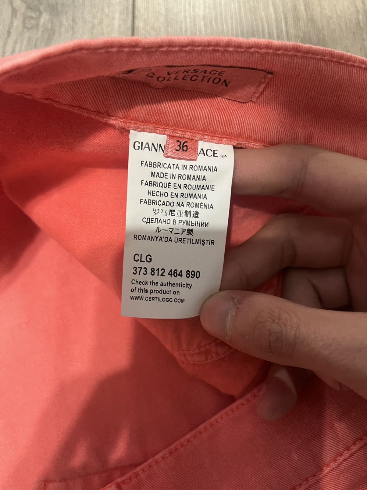 Versace Versace Collection Red Pants Size US 36 / EU 52 - 3 Thumbnail