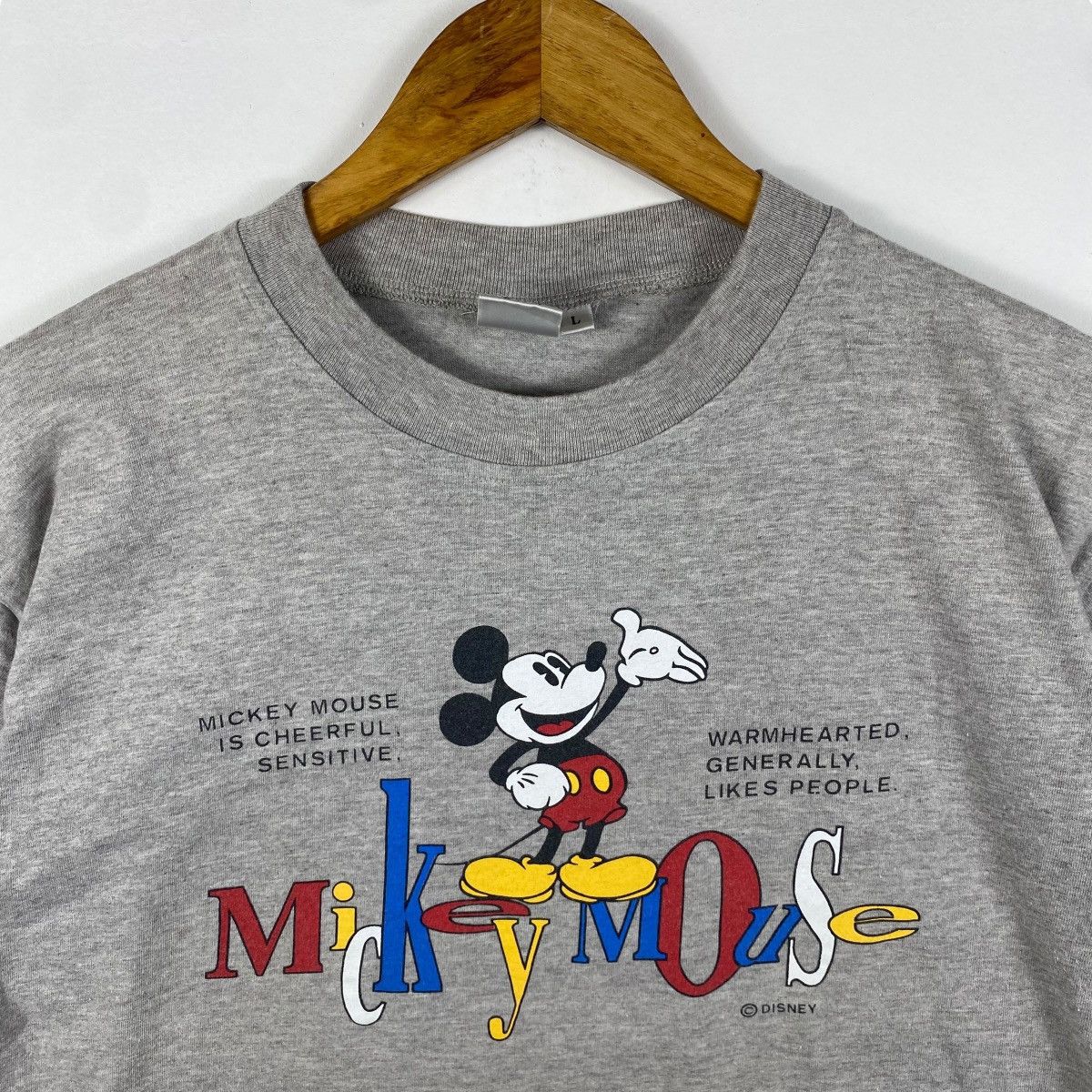 Mickey Unlimited Vintage 90's MICKEY UNLIMITED Mickey Mouse Graphic Tee Shirt Size US L / EU 52-54 / 3 - 2 Thumbnail