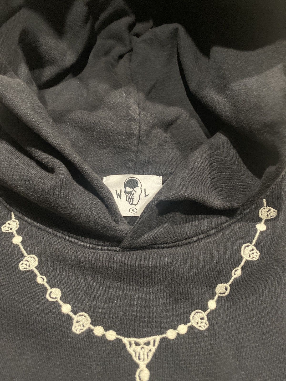 Warren Lotas Rosary Black Stone Washed Hoodie - Off White Black Size US S / EU 44-46 / 1 - 5 Thumbnail