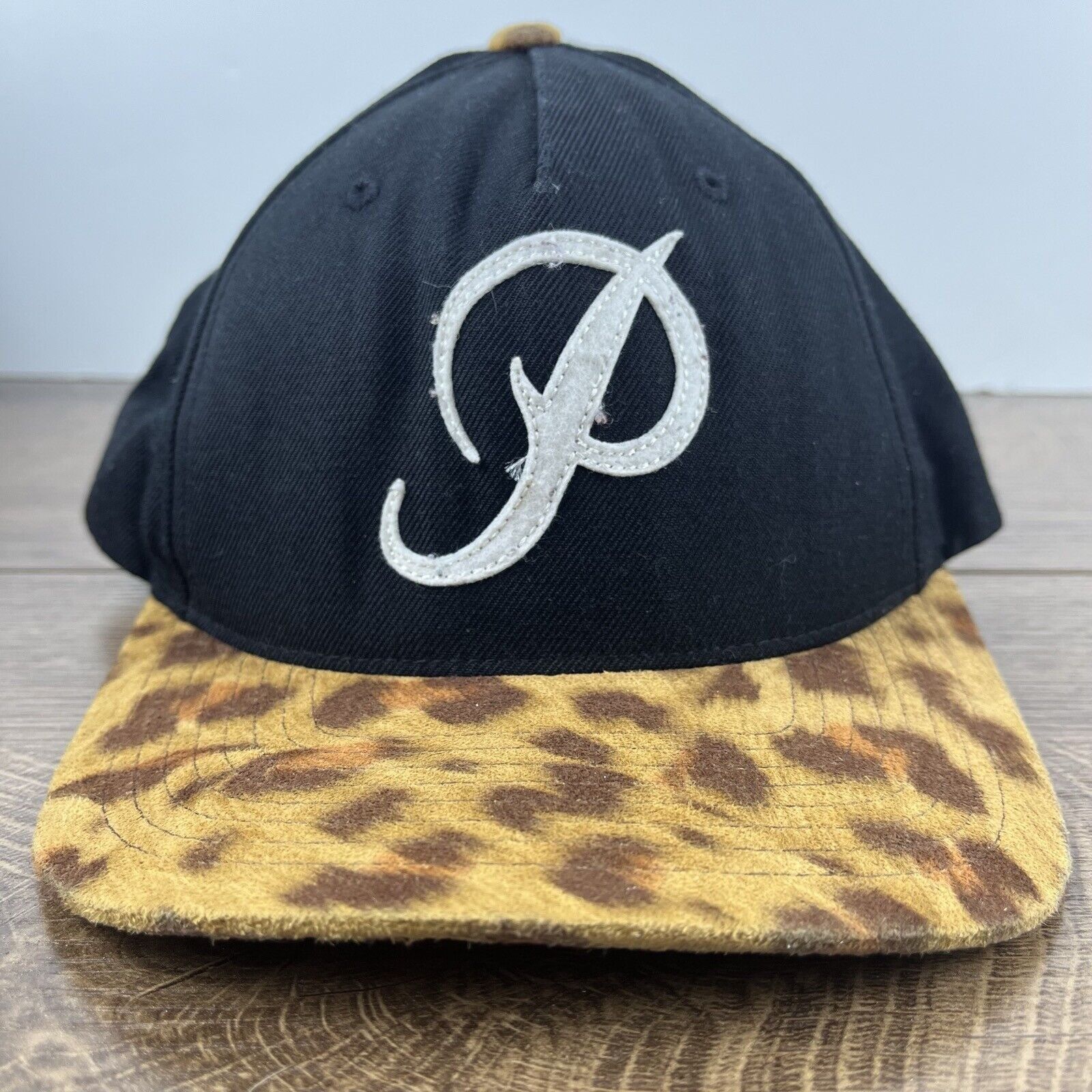 Starter P Starter Hat Black Cap Hat Adjustable Hat Black Adult Hat Size ONE SIZE - 2 Thumbnail