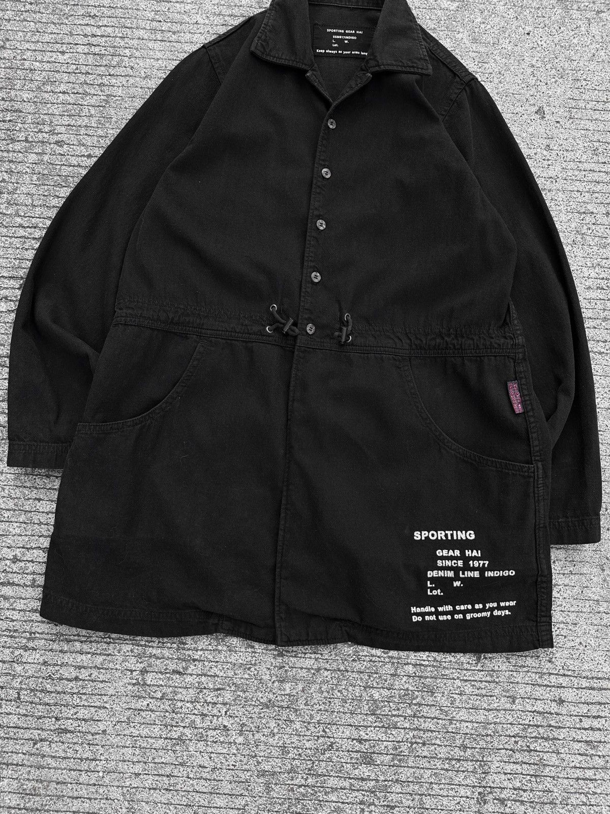 Hai Sporting Gear × Issey Miyake Hai By Issey Miyake Military Parka Shirt Jacket Size US M / EU 48-50 / 2 - 8 Thumbnail